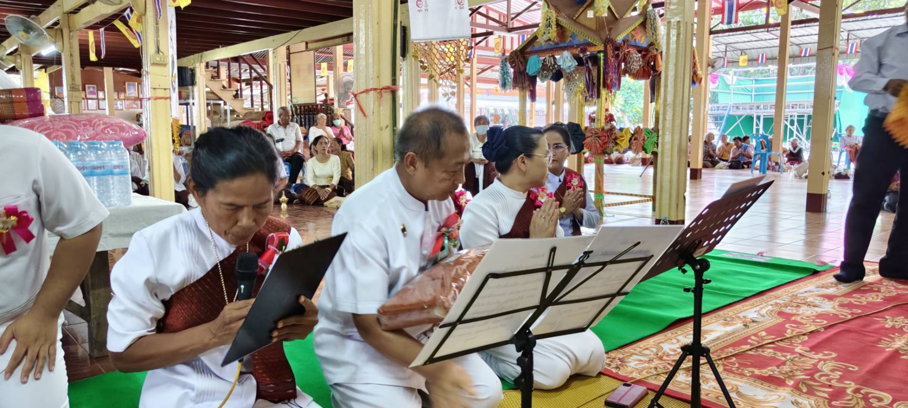 ภาพกล่าวคำถวายกฐินวัดป่าช้าภิรมย์