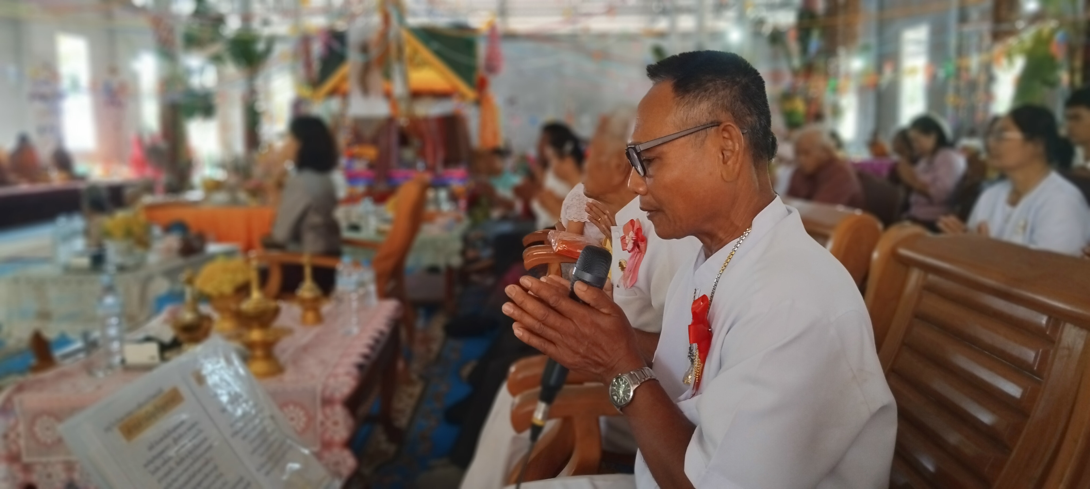 ภาพร่วมพิธีกรรมวัดป่าสามัคคีธรรม