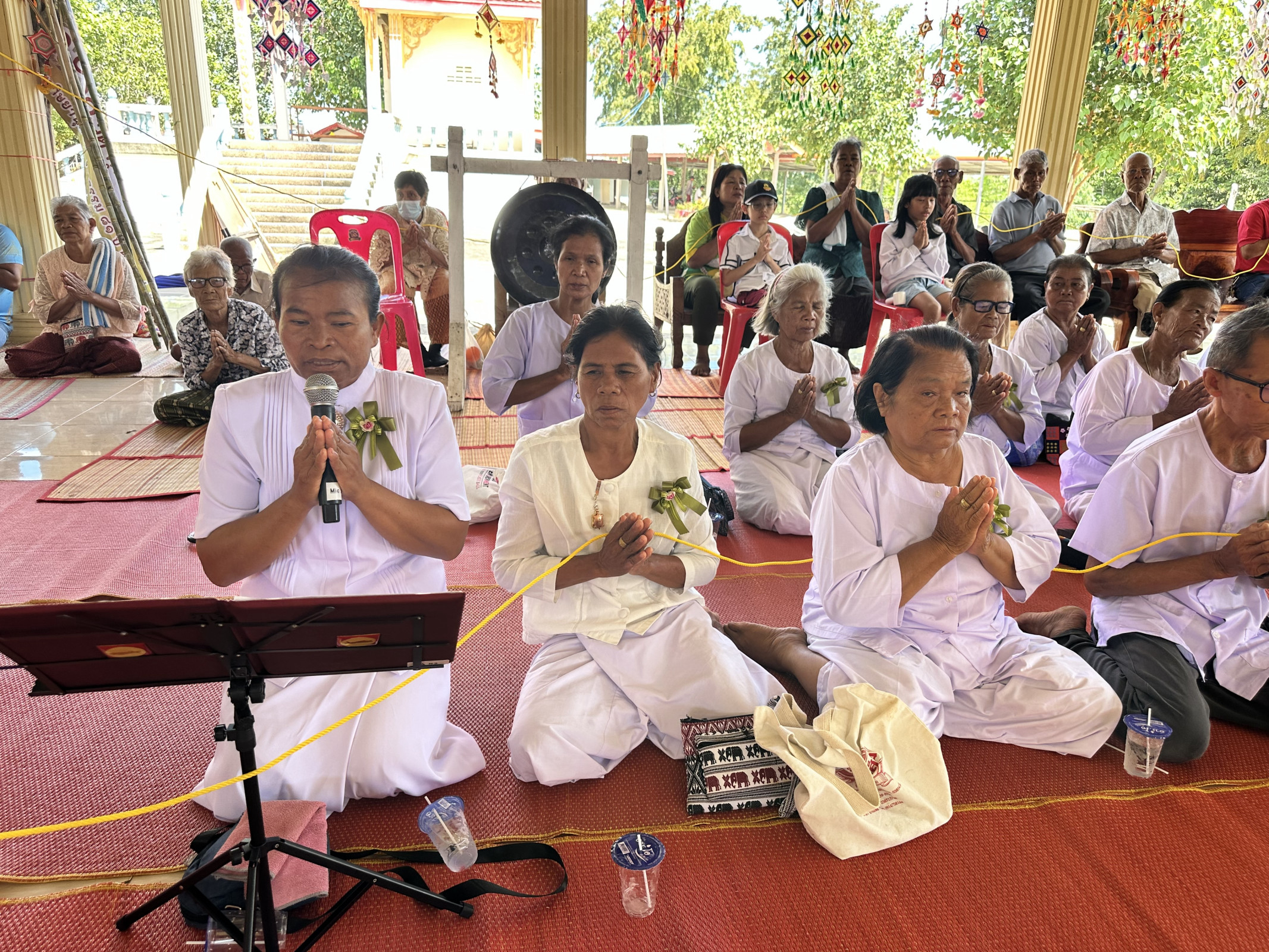 ภาพกล่าวคำถวายกฐินวัดสระกุด