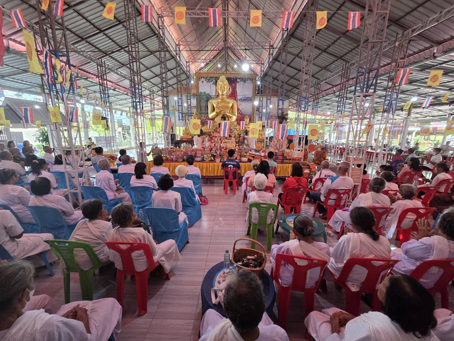 ภาพร่วมพิธีกรรมวัดป่าพุทธนิมิต