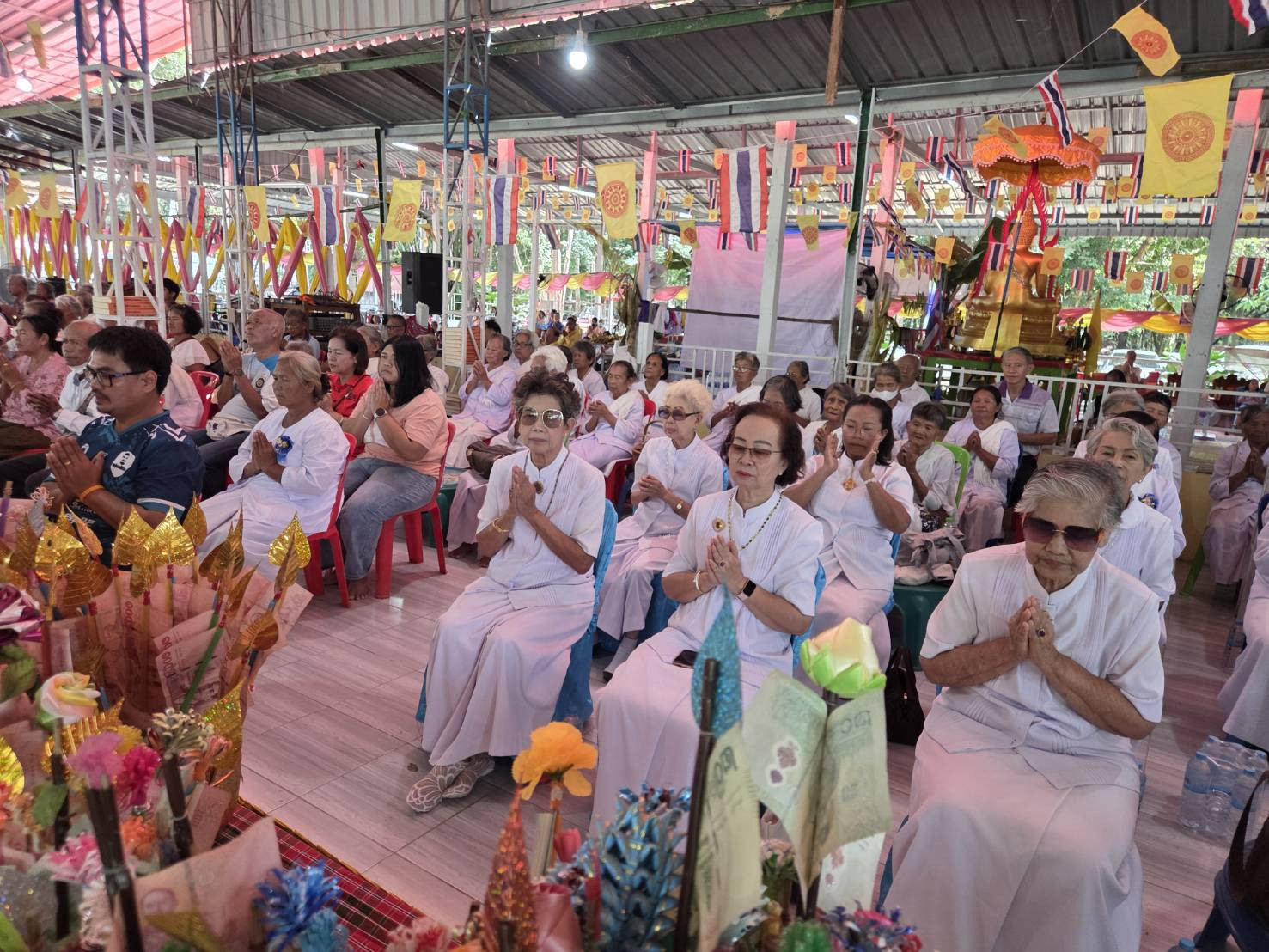 ภาพร่วมพิธีกรรมวัดป่าพุทธนิมิต