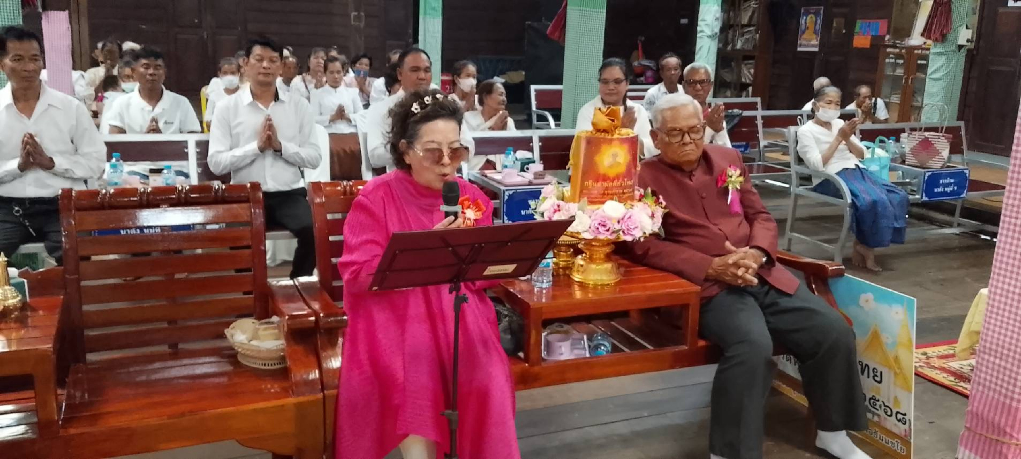 ภาพกล่าวคำถวายกฐินวัดนิลาเทเวศน์