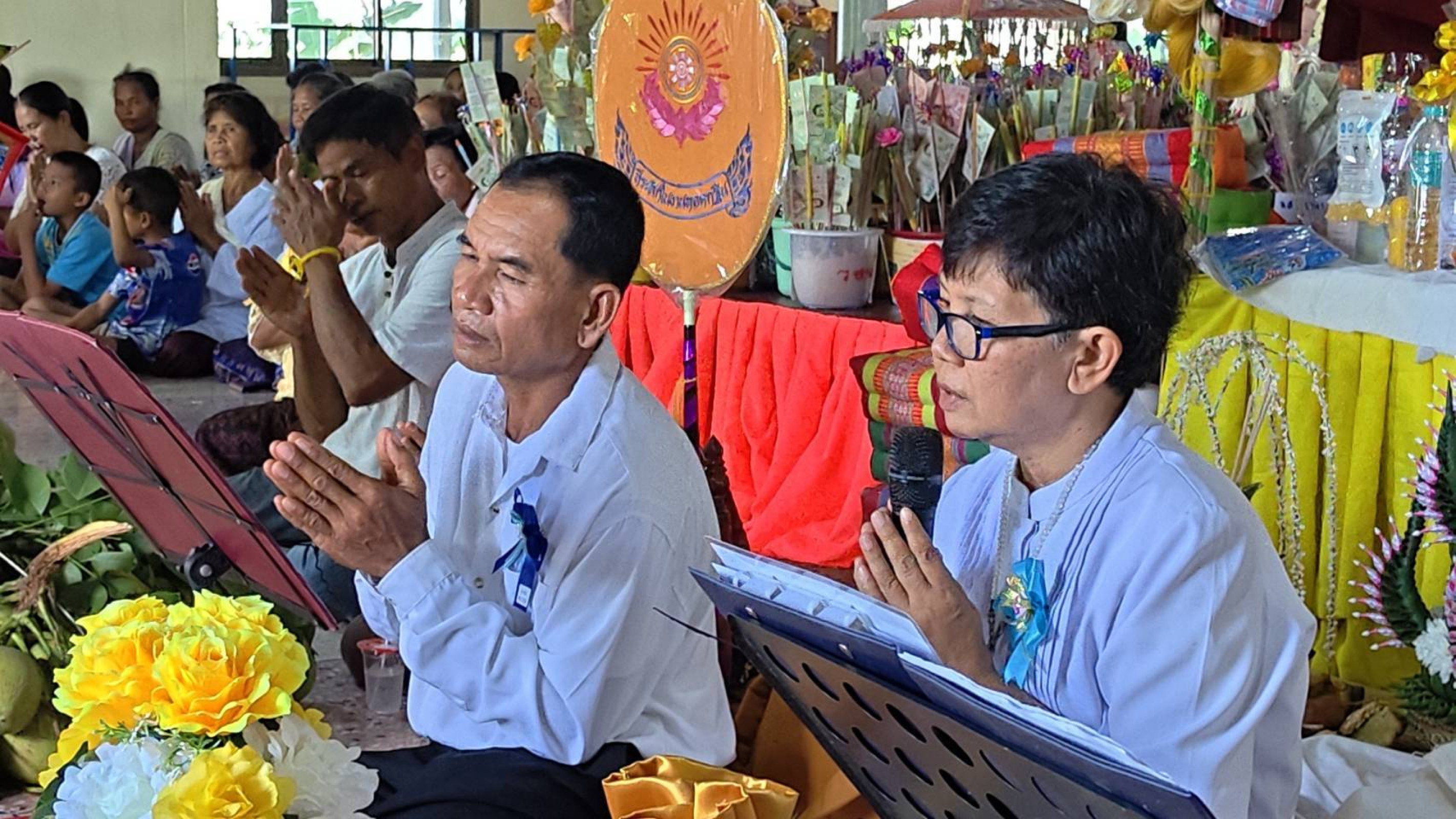 ภาพกล่าวคำถวายกฐินวัดนาดีพัฒนา