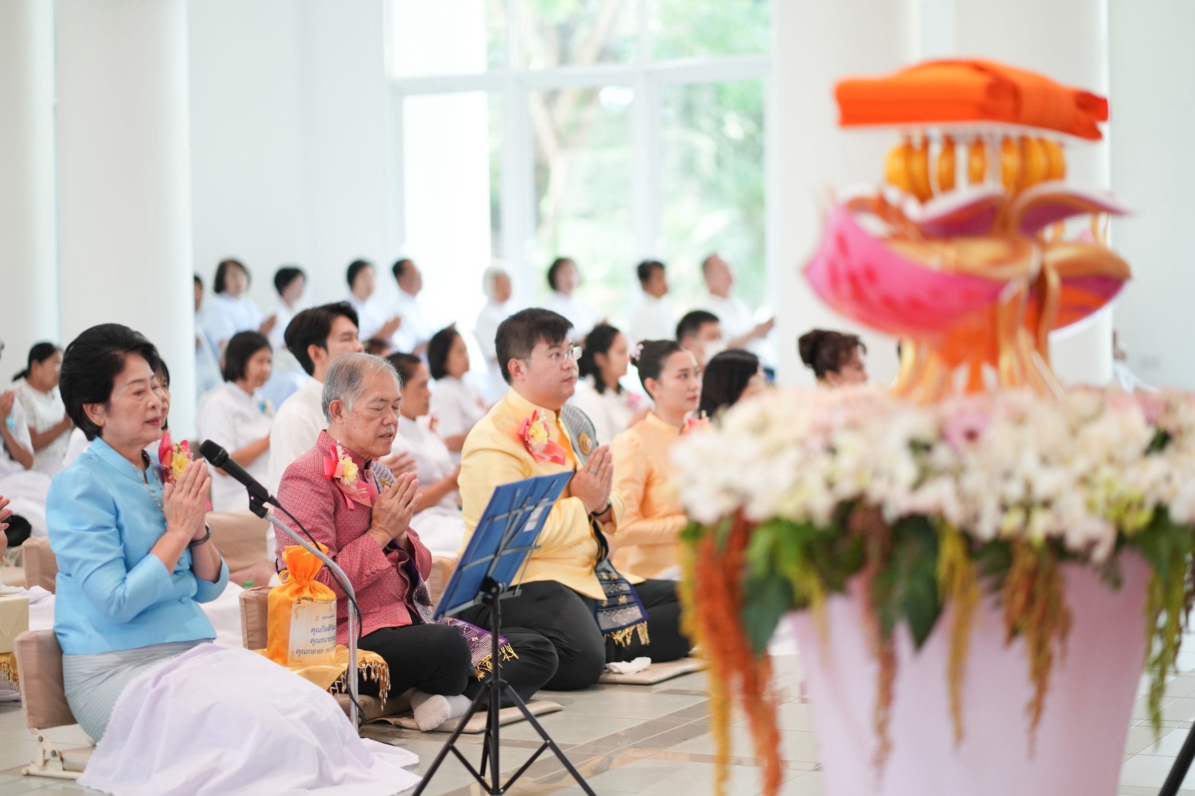 ภาพกล่าวคำถวายกฐินธุดงคสถานล้านนา