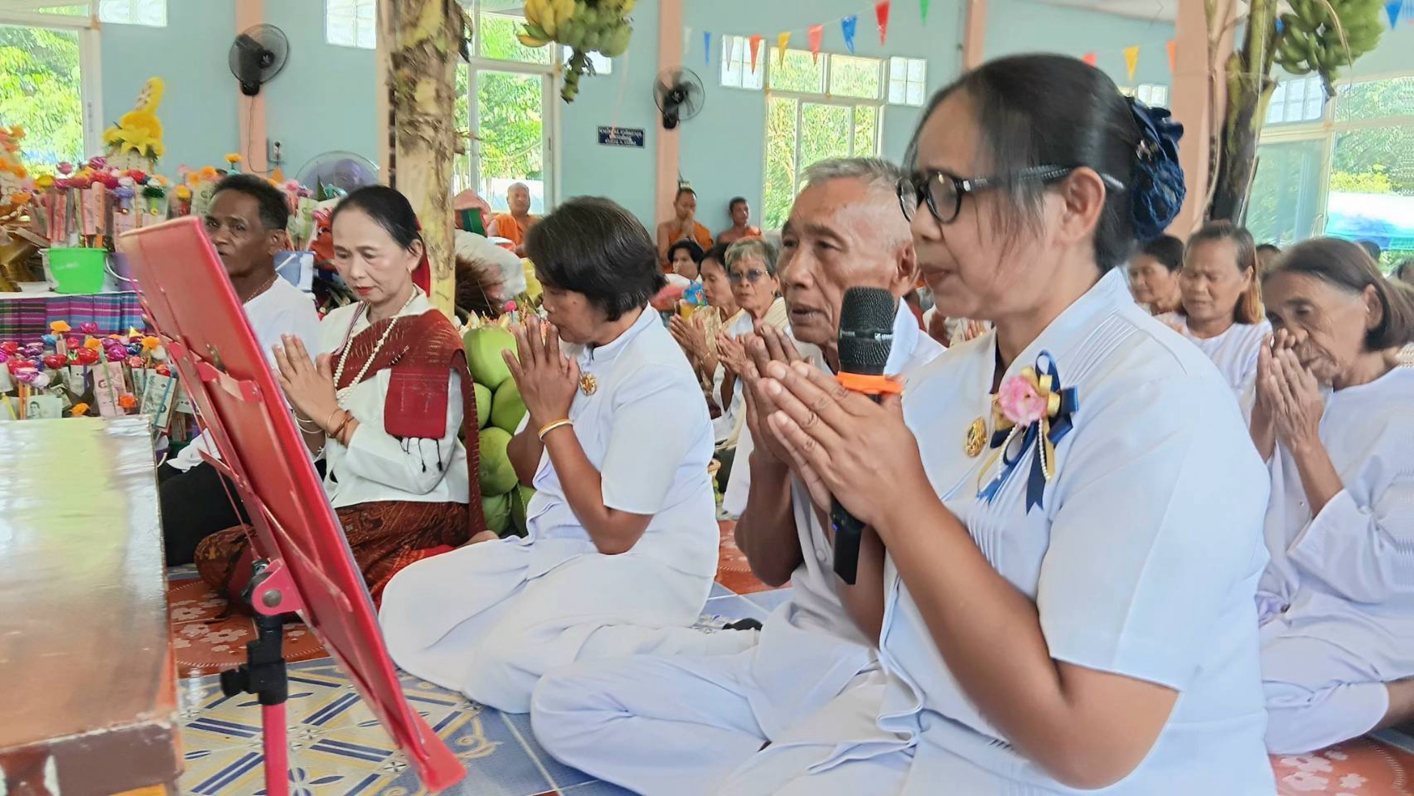 ภาพกล่าวคำถวายกฐินวัดโชคศรีพนมรุ้ง