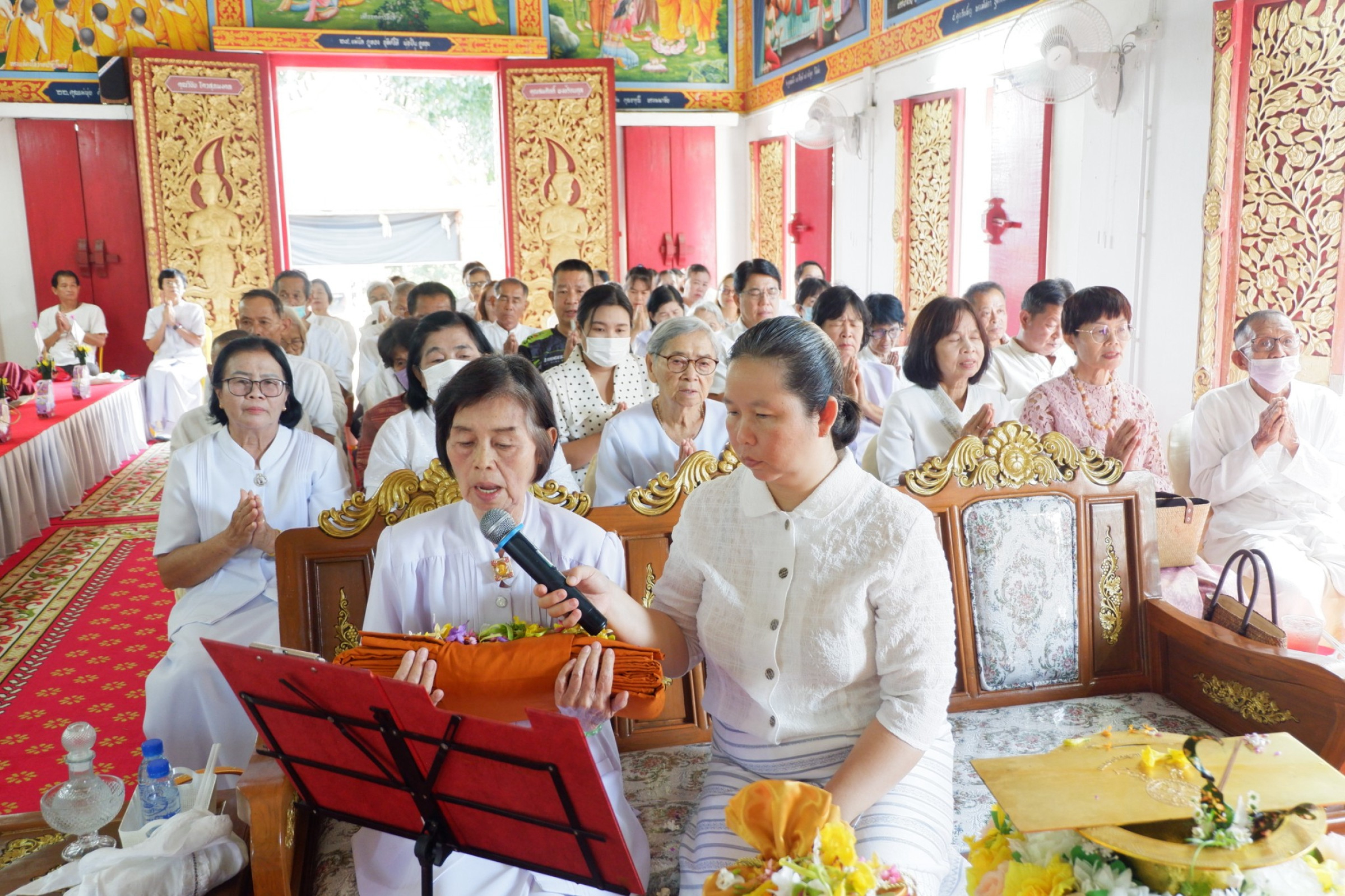 ภาพกล่าวคำถวายกฐินวัดตีนดอย