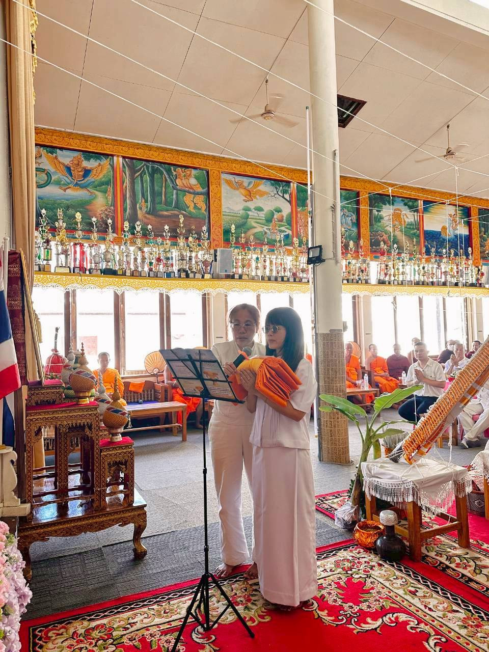 ภาพกล่าวคำถวายกฐินวัดป่าเหียง