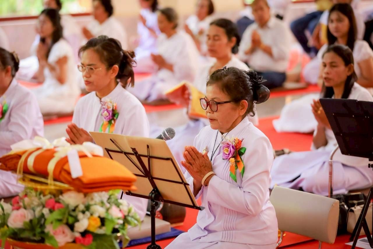 ภาพกล่าวคำถวายกฐินวัดห้วยน้ำริน