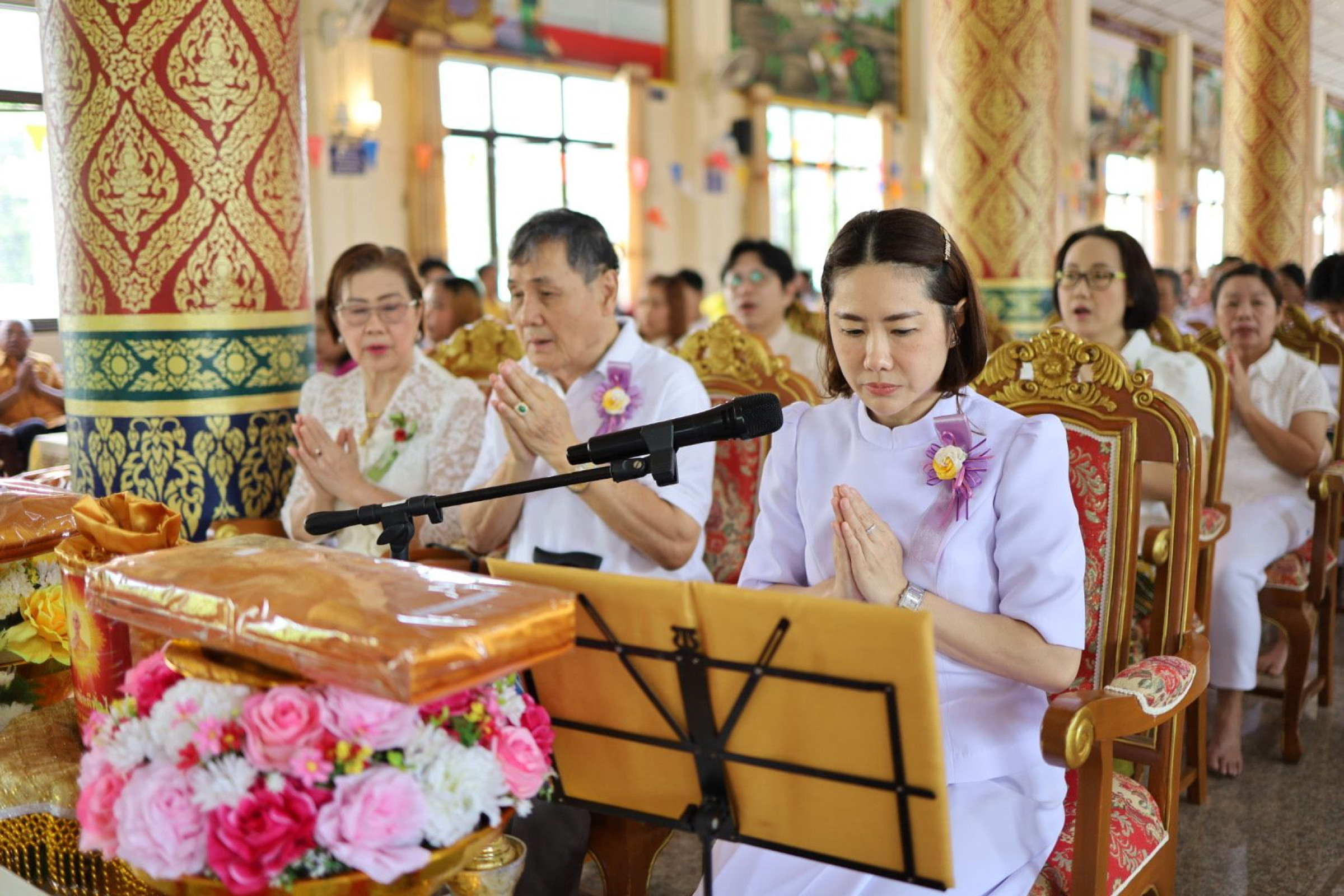 ภาพกล่าวคำถวายกฐินวัดกระโตน