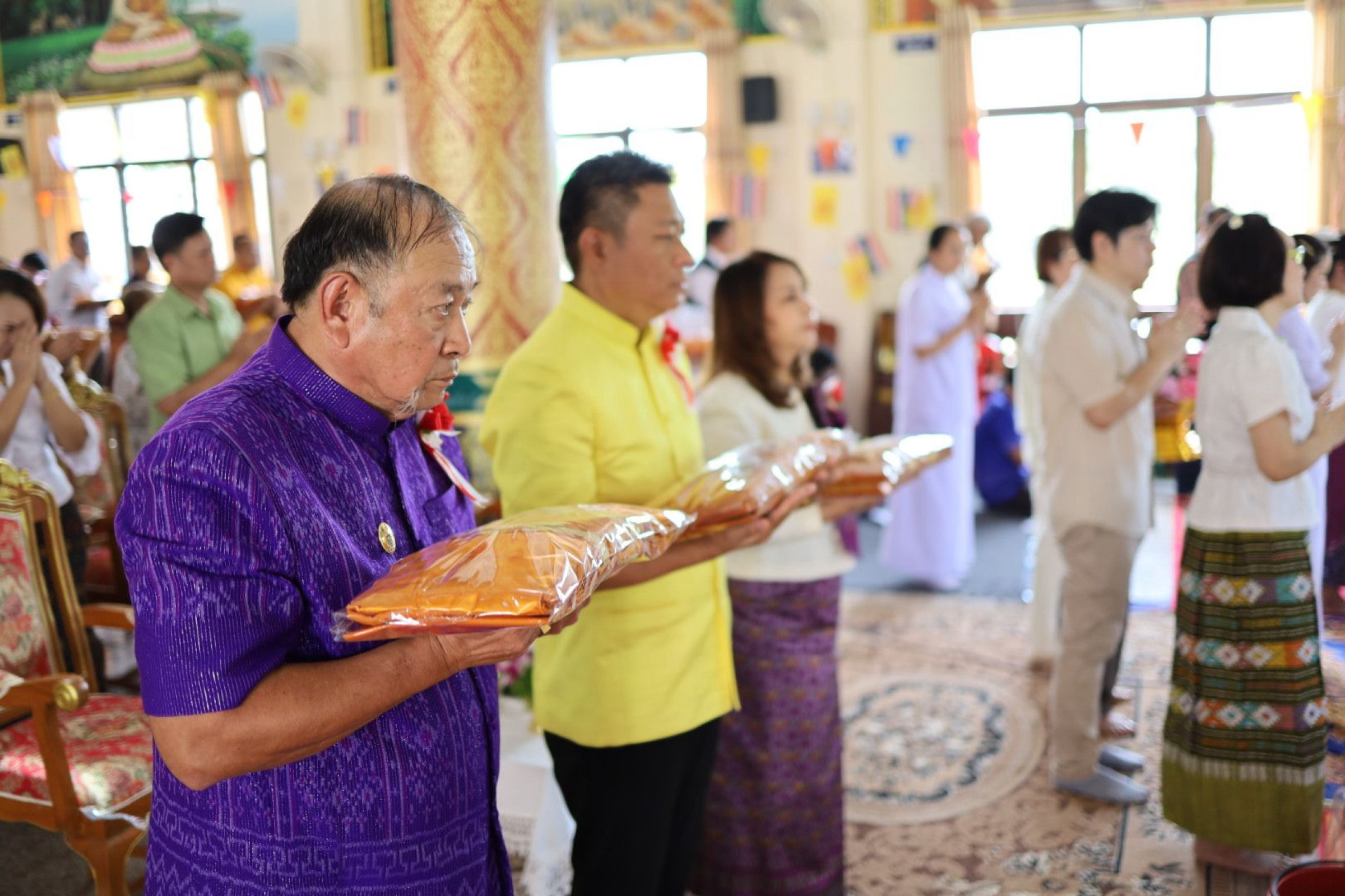 ภาพร่วมพิธีกรรมวัดกระโตน