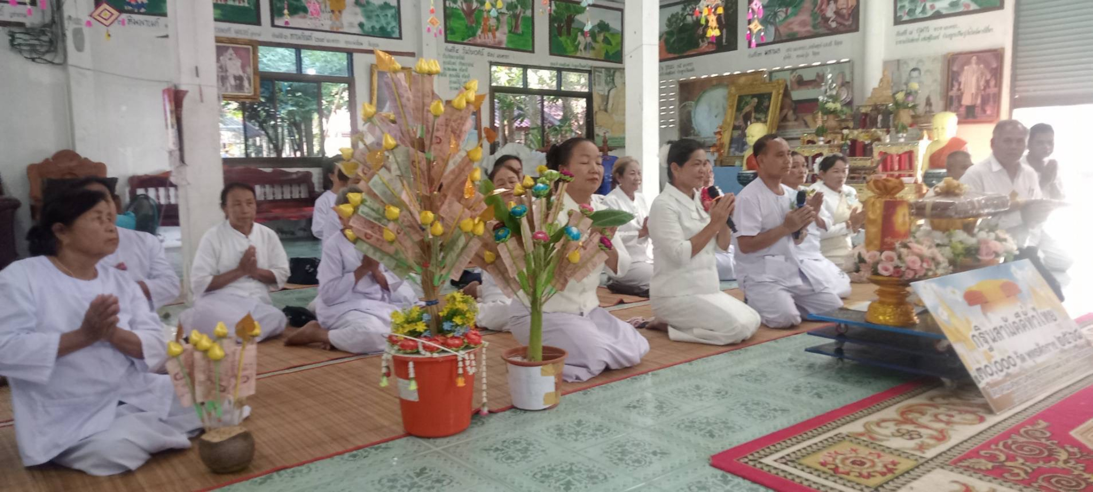 ภาพร่วมพิธีกรรมวัดถิ่นฐานรังสิต