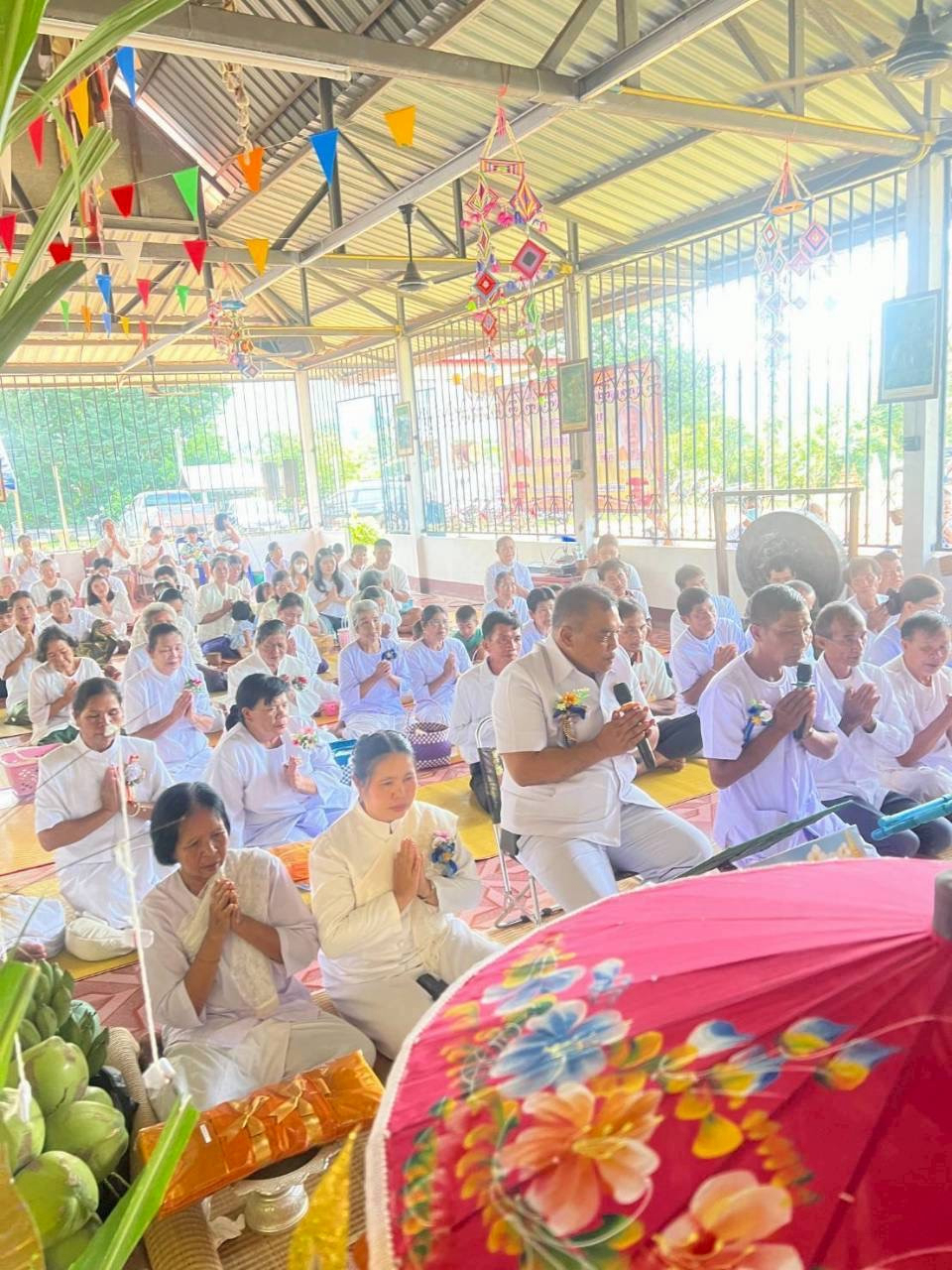 ภาพกล่าวคำถวายกฐินวัดโนนอุดม