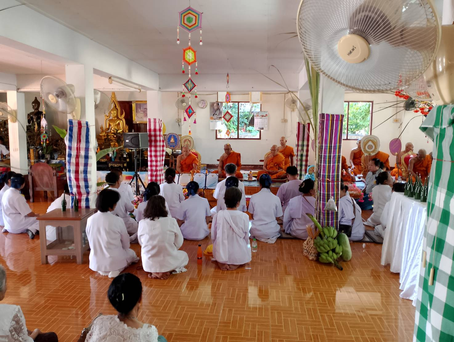 ภาพร่วมพิธีกรรมวัดศรีบุญเรือง