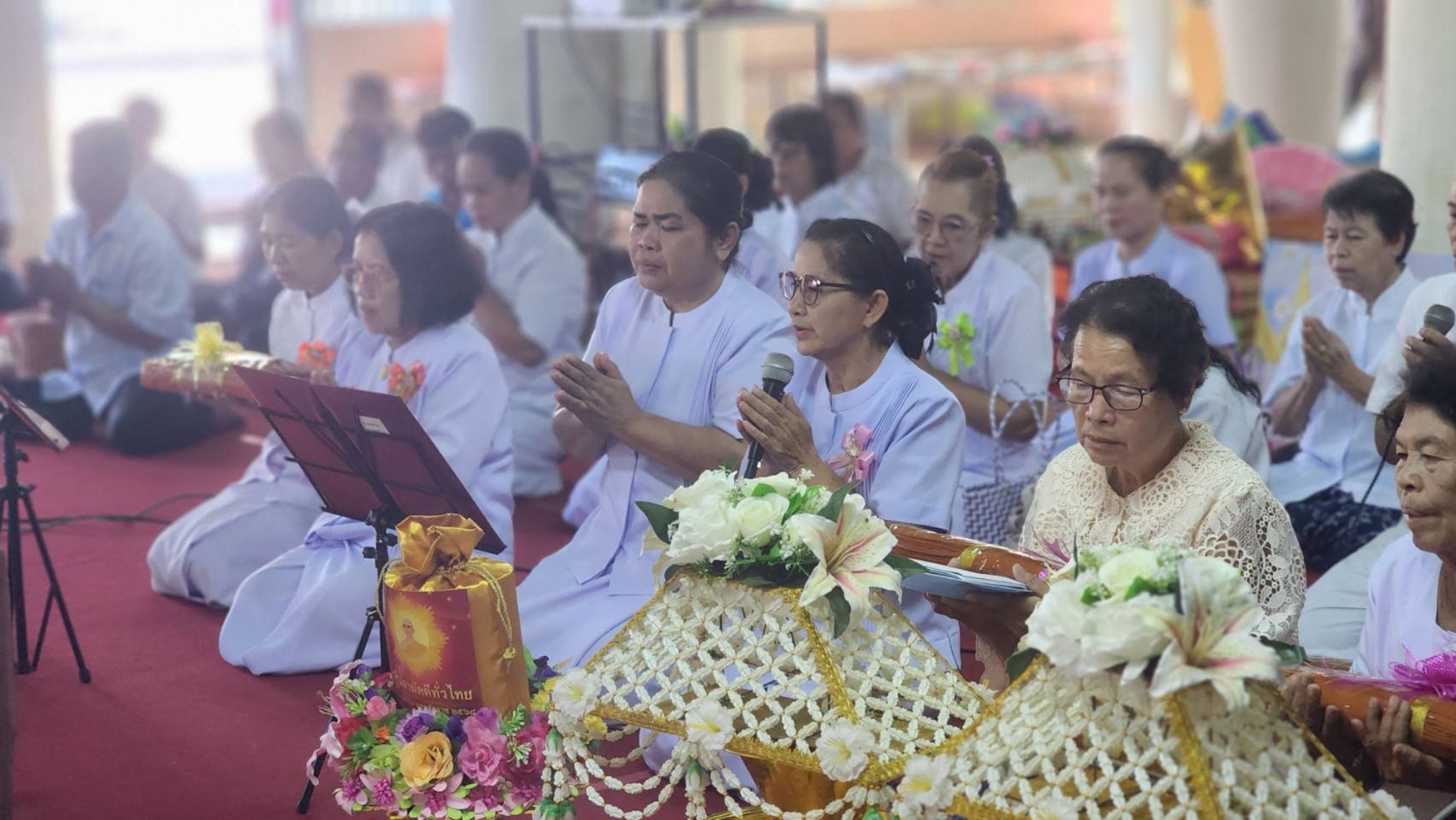 ภาพกล่าวคำถวายกฐินวัดเจริญศรี