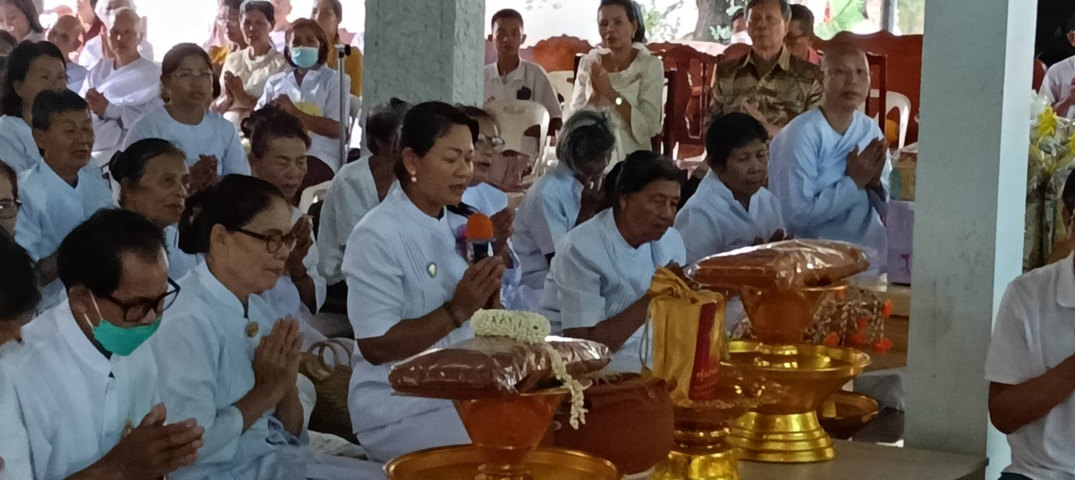 ภาพกล่าวคำถวายกฐินวัดเกาะบ่อพันขันรัตนโสภณ