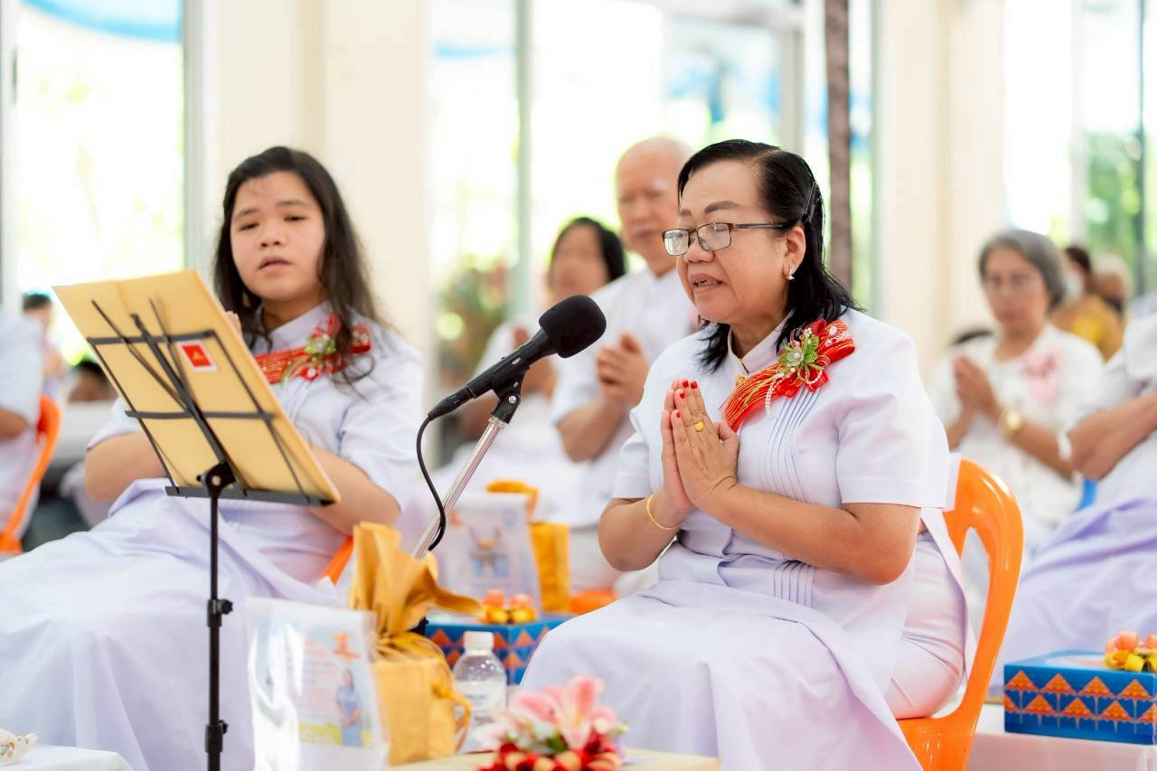 ภาพกล่าวคำถวายกฐินธุดงคสถานร้อยเอ็ด