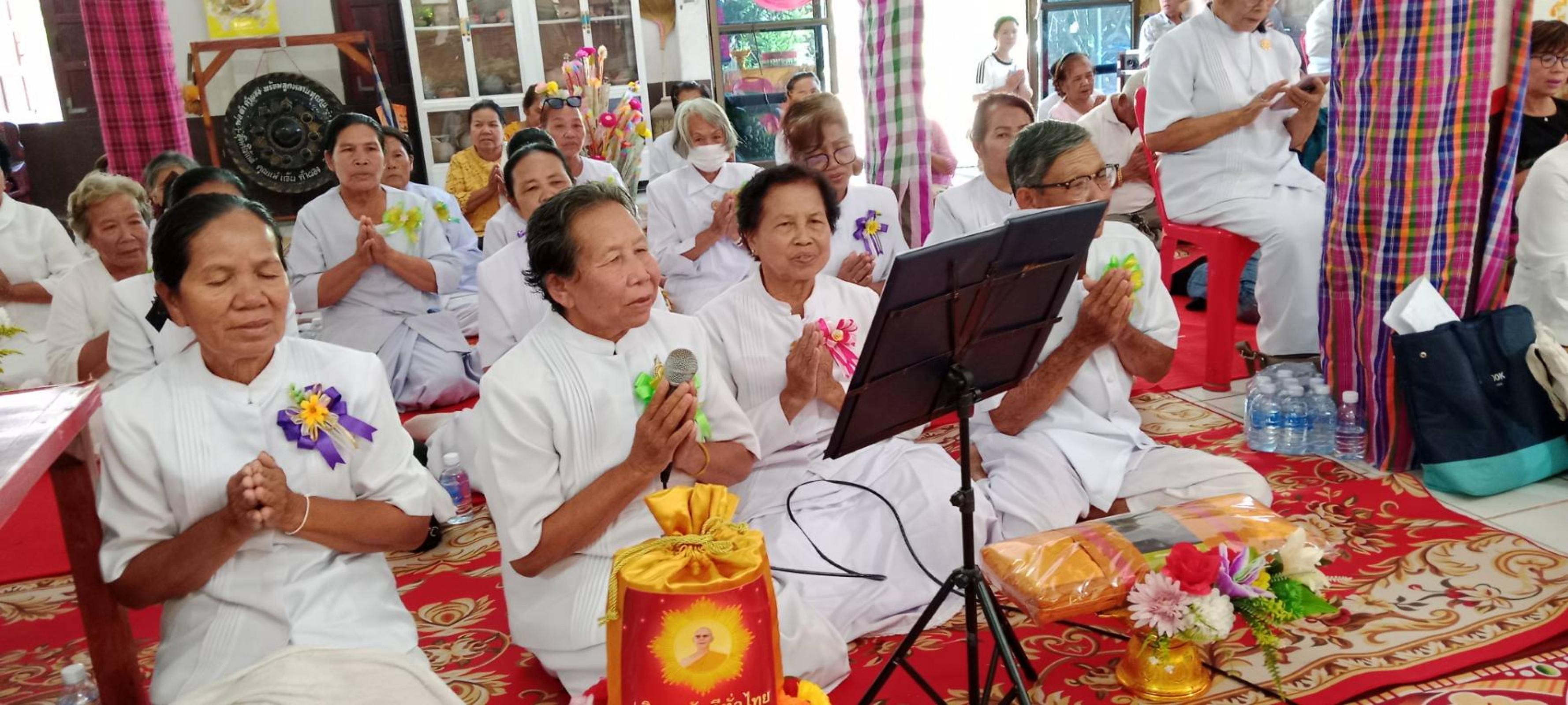 ภาพกล่าวคำถวายกฐินวัดไตรทอง