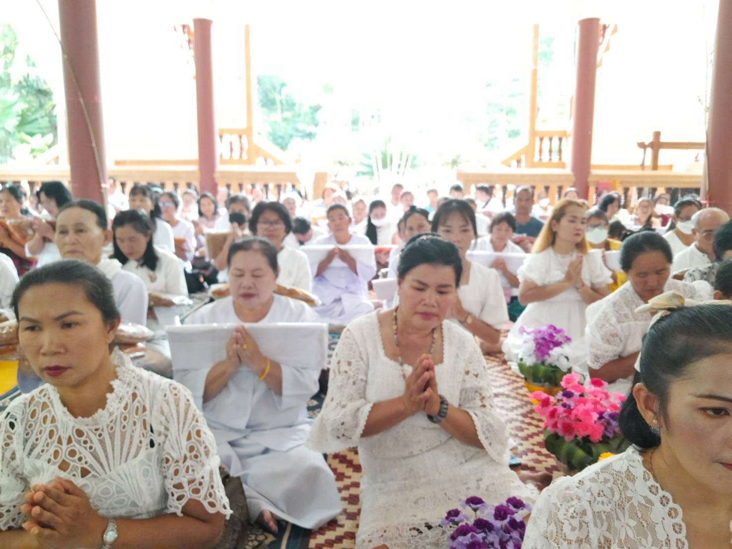 ภาพร่วมพิธีกรรมวัดห้วยปลาดุก