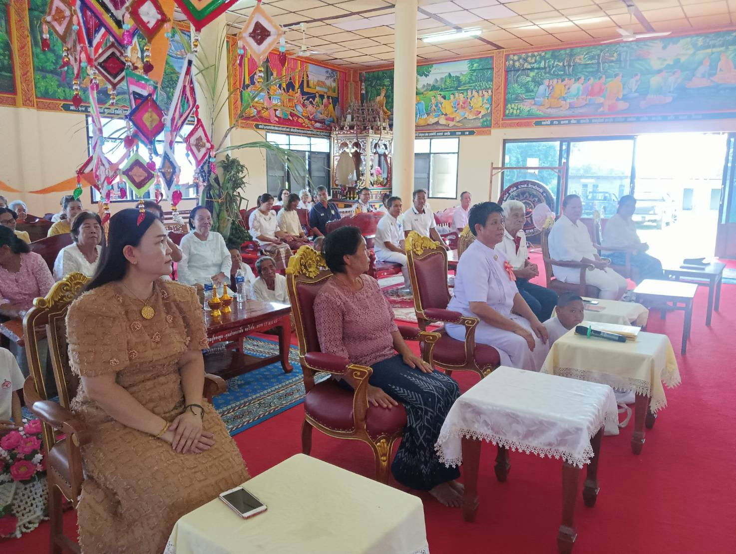 ภาพร่วมพิธีกรรมวัดรามวิทยาลัย