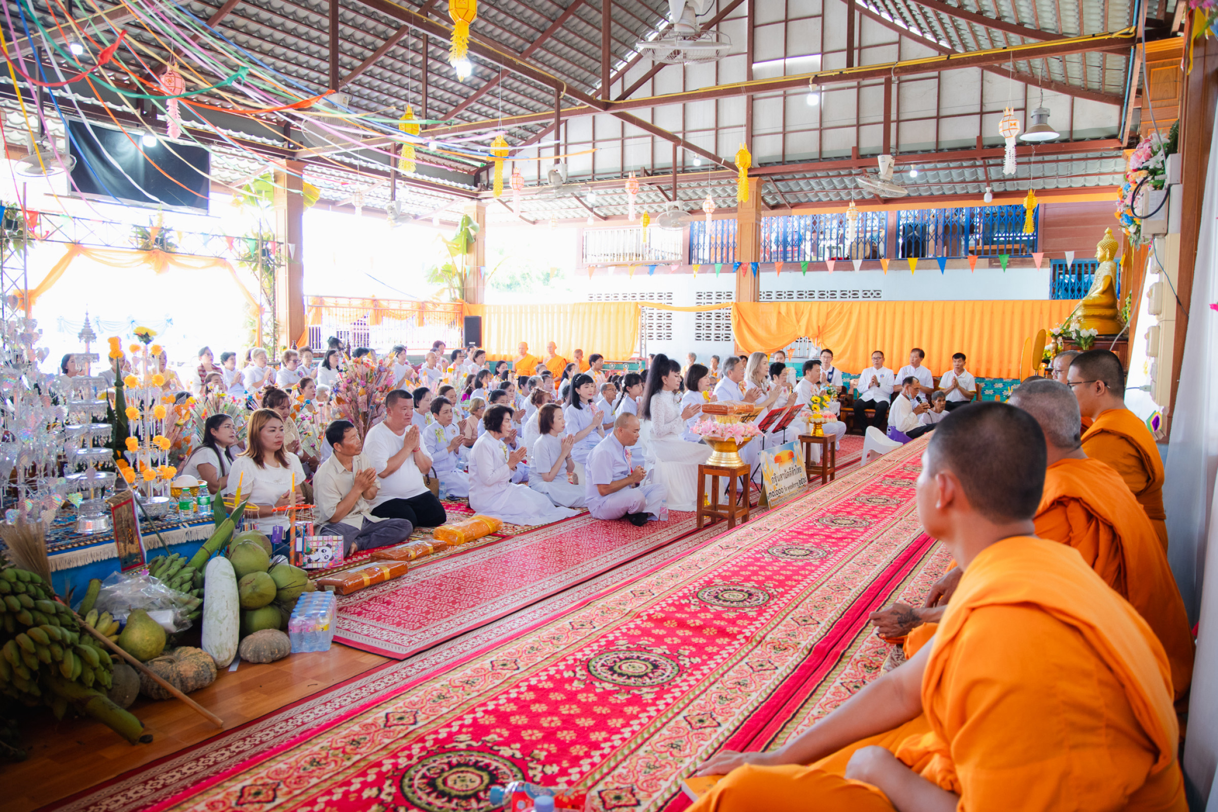 ภาพร่วมพิธีกรรมวัดศรีชมชื่น