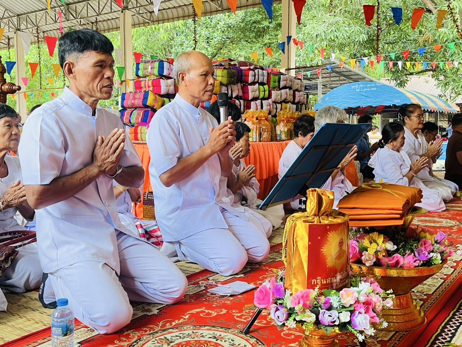 ภาพกล่าวคำถวายกฐินวัดพิพิธมาลี