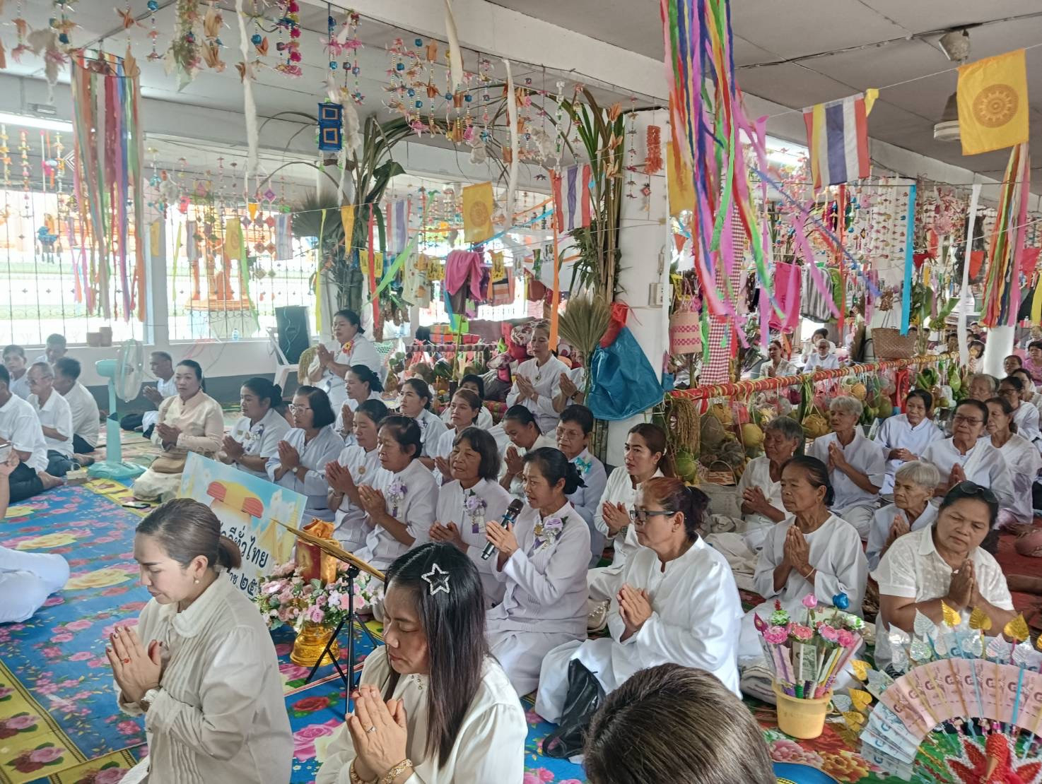 ภาพกล่าวคำถวายกฐินวัดอัมพวัน