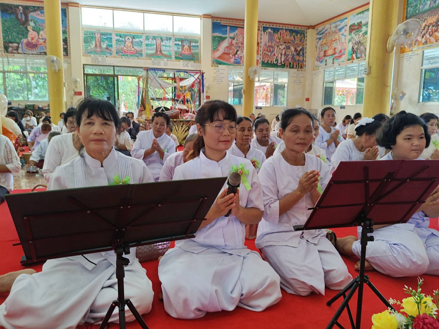 ภาพกล่าวคำถวายกฐินวัดศรีโพนเมือง