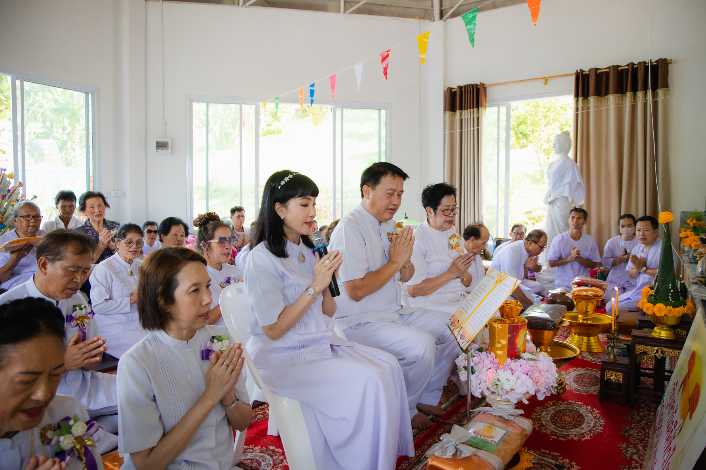 ภาพกล่าวคำถวายกฐินสำนักสงฆ์ห้วยไหกอไร่ใหญ่