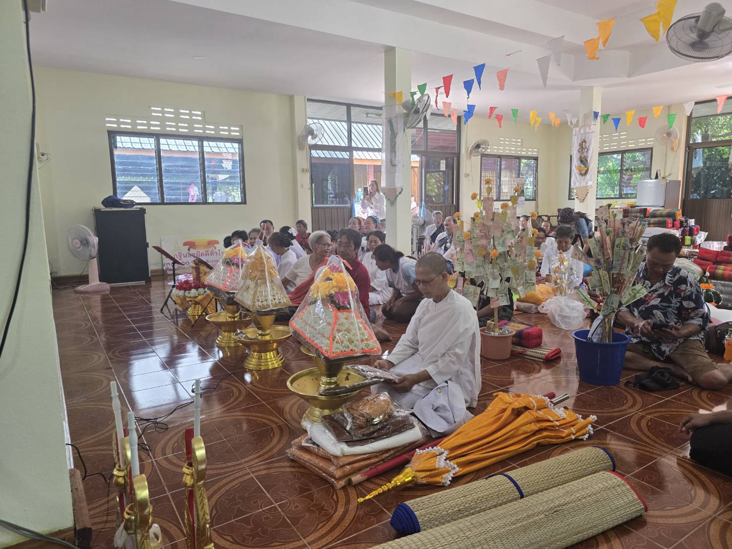 ภาพร่วมพิธีกรรมวัดหนองส่าน(บ้านหนองส่าน)