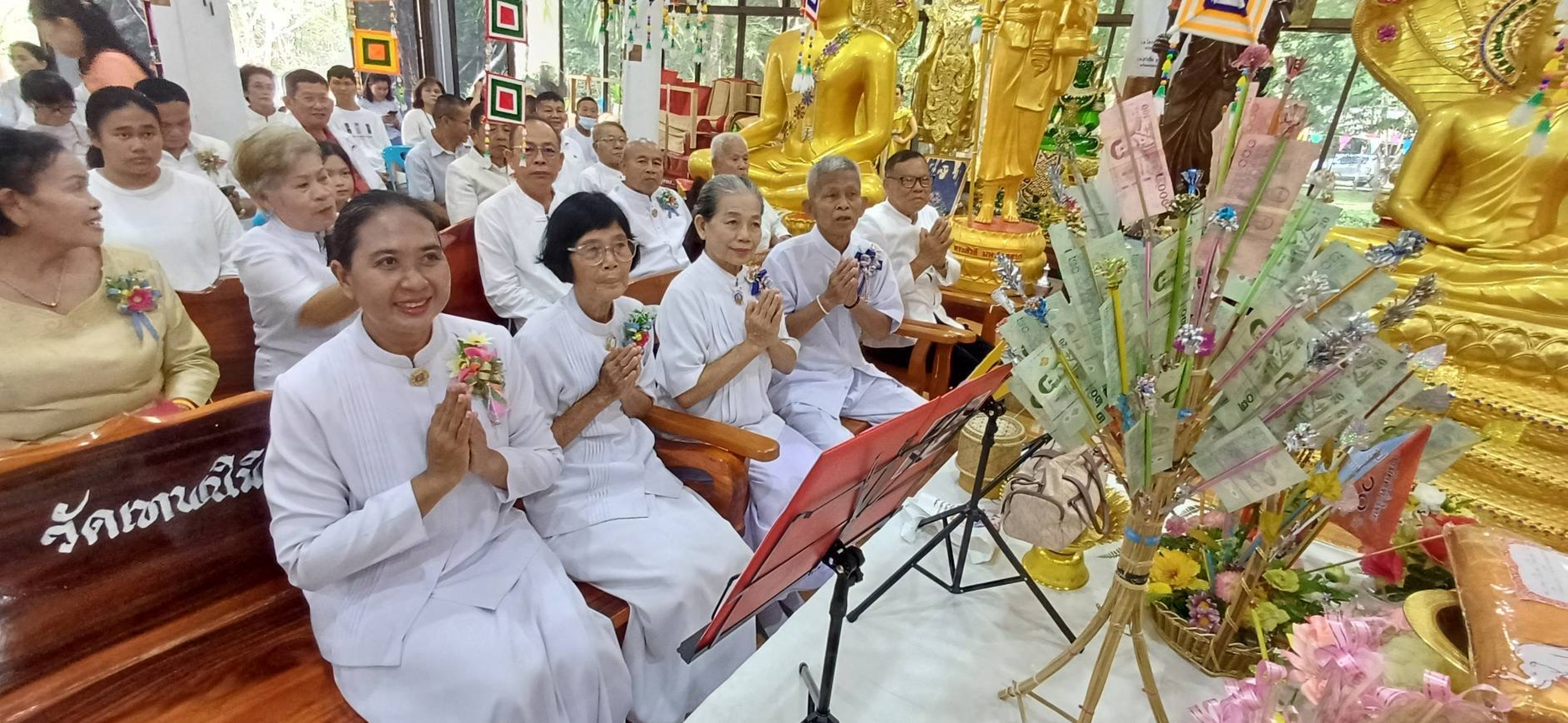 ภาพร่วมพิธีกรรมวัดเทพนิมิต