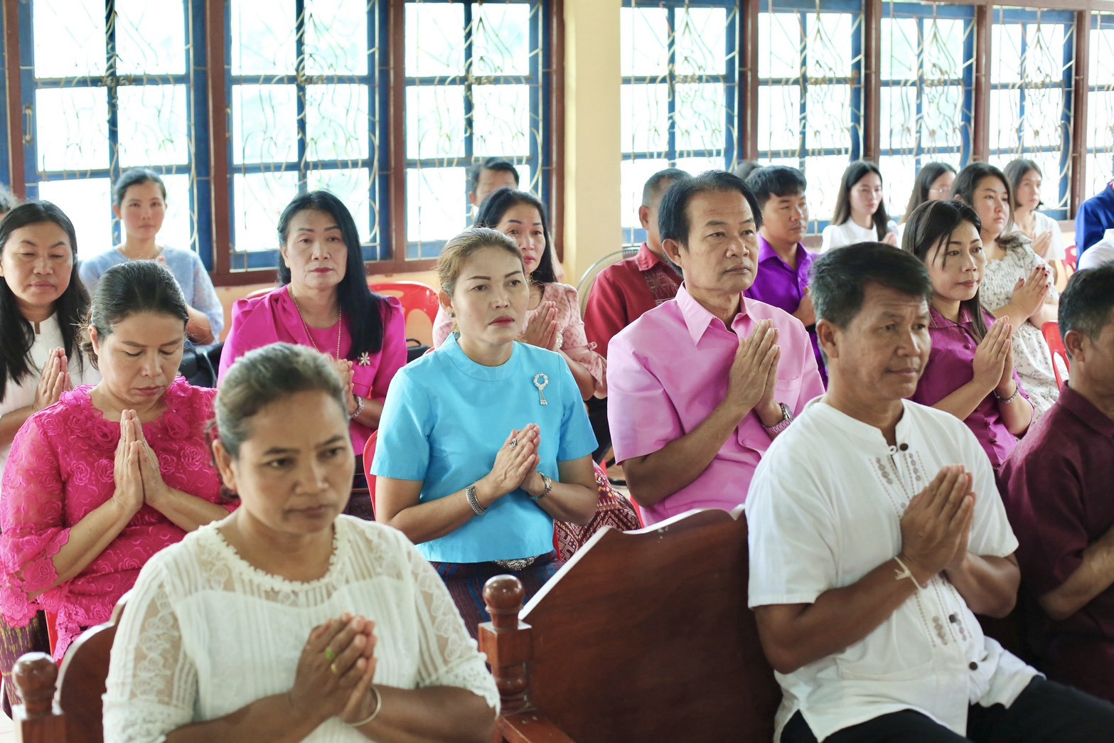 ภาพร่วมพิธีกรรมวัดเก่าน้อย
