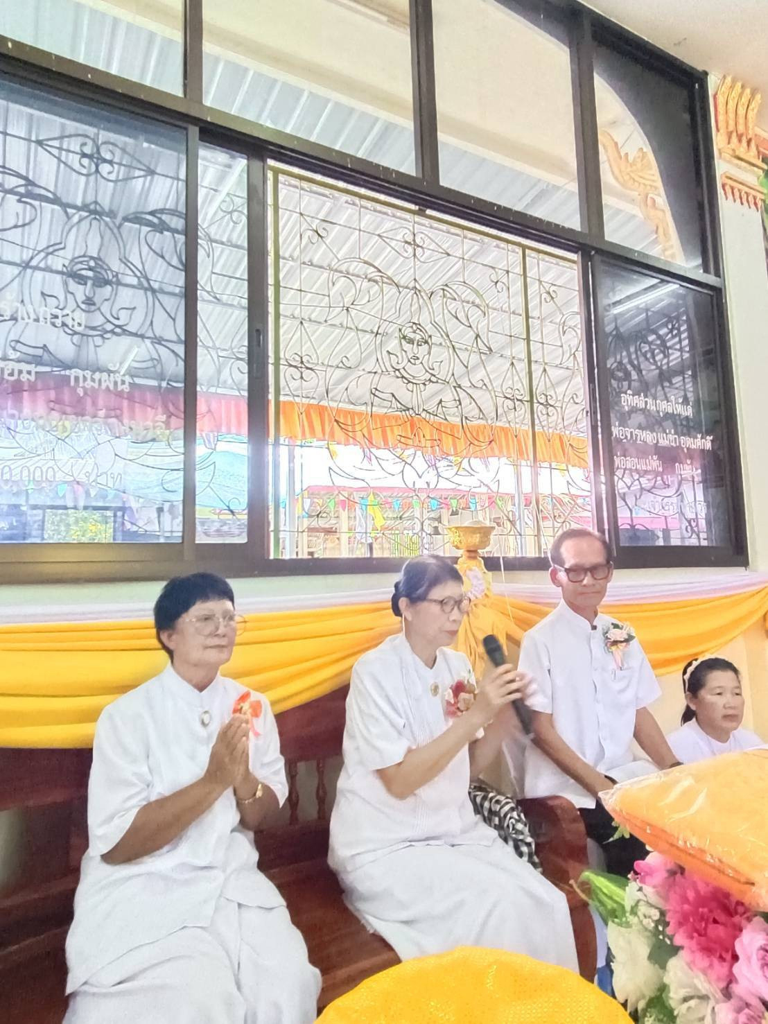 ภาพกล่าวคำถวายกฐินวัดเทพชัยมงคล