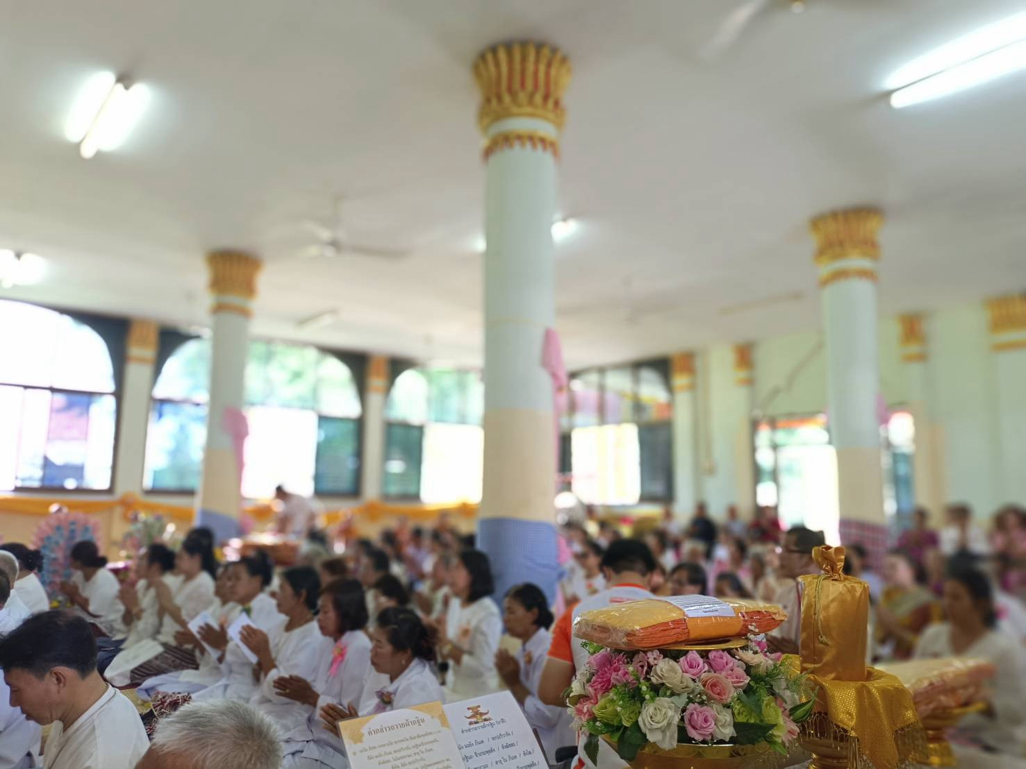 ภาพร่วมพิธีกรรมวัดเทพชัยมงคล