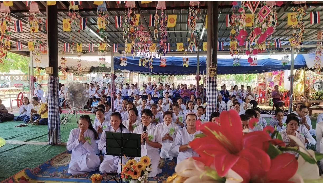 ภาพกล่าวคำถวายกฐินวัดโพธิ์ชัย