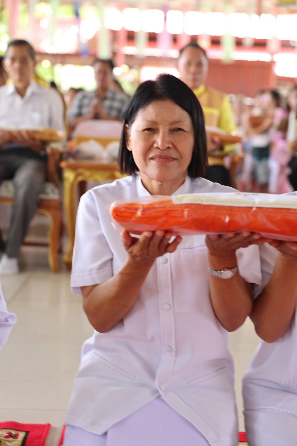 ภาพร่วมพิธีกรรมวัดสระเกษ