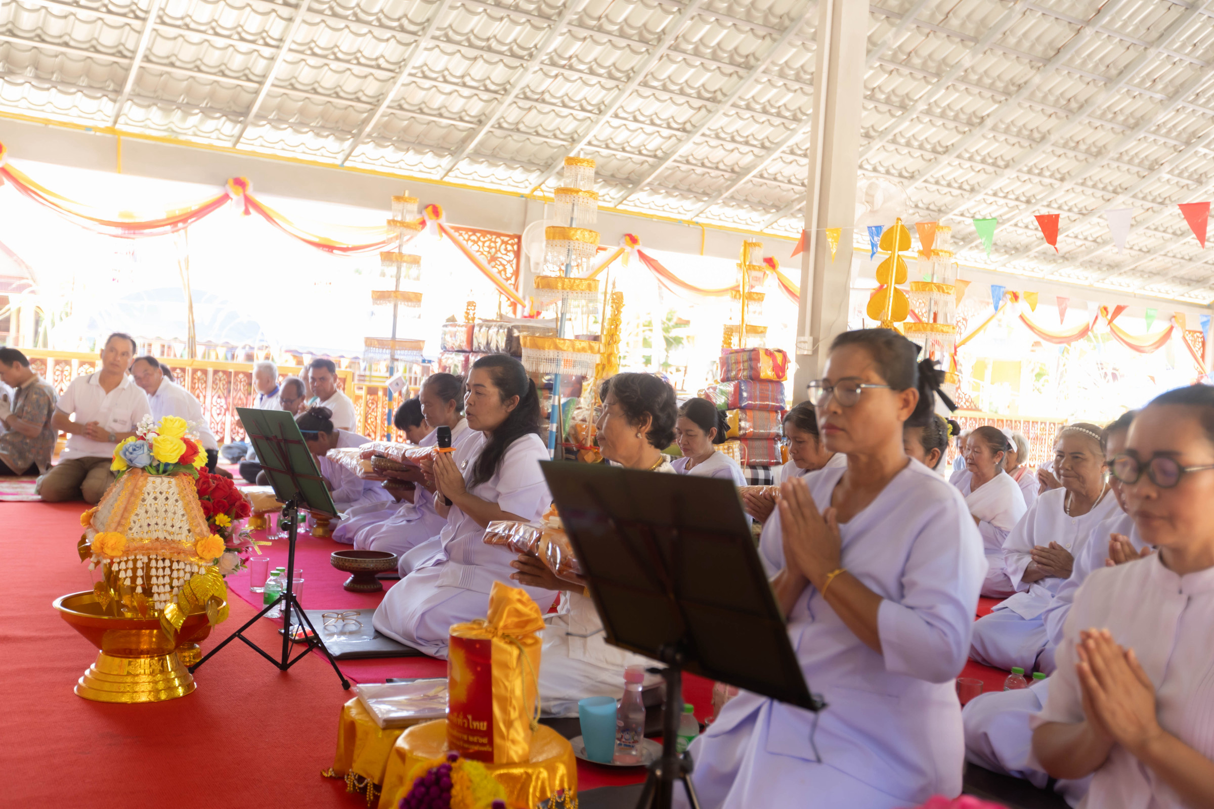 ภาพกล่าวคำถวายกฐินวัดศรีดอกแก้ว