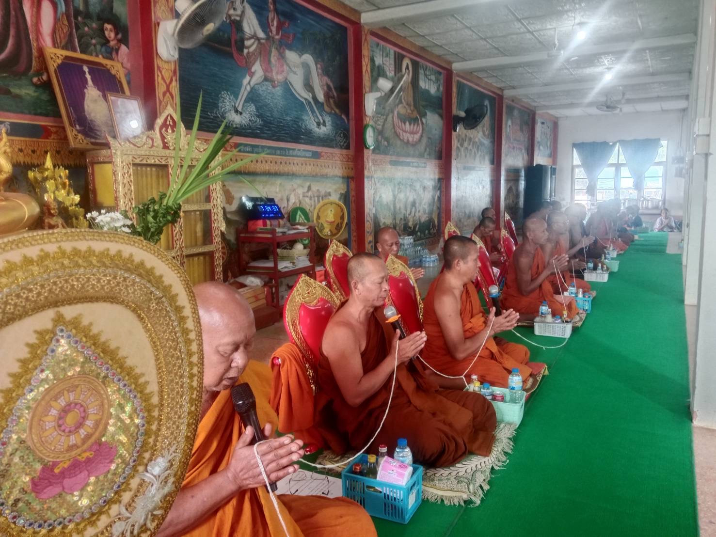 ภาพร่วมพิธีกรรมวัดป่าโพธาราม