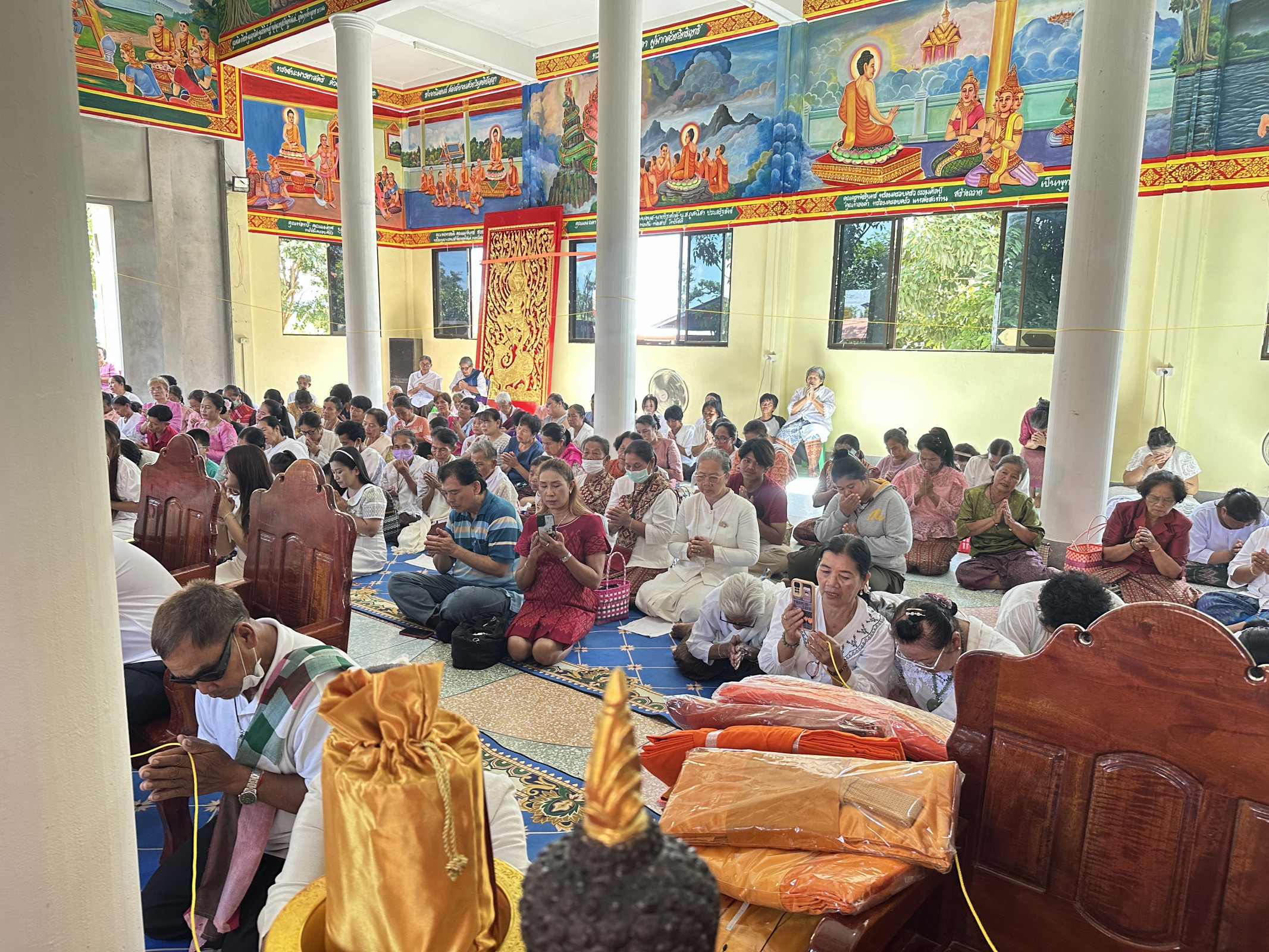 ภาพร่วมพิธีกรรมวัดดอนพยอม