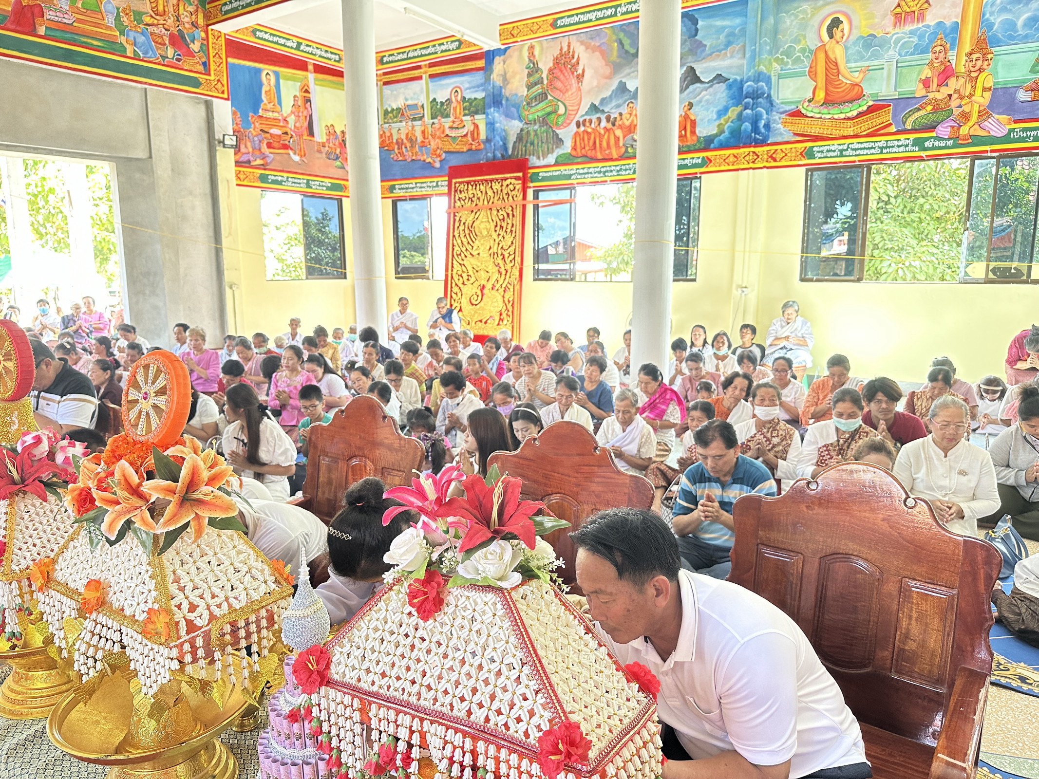 ภาพร่วมพิธีกรรมวัดดอนพยอม
