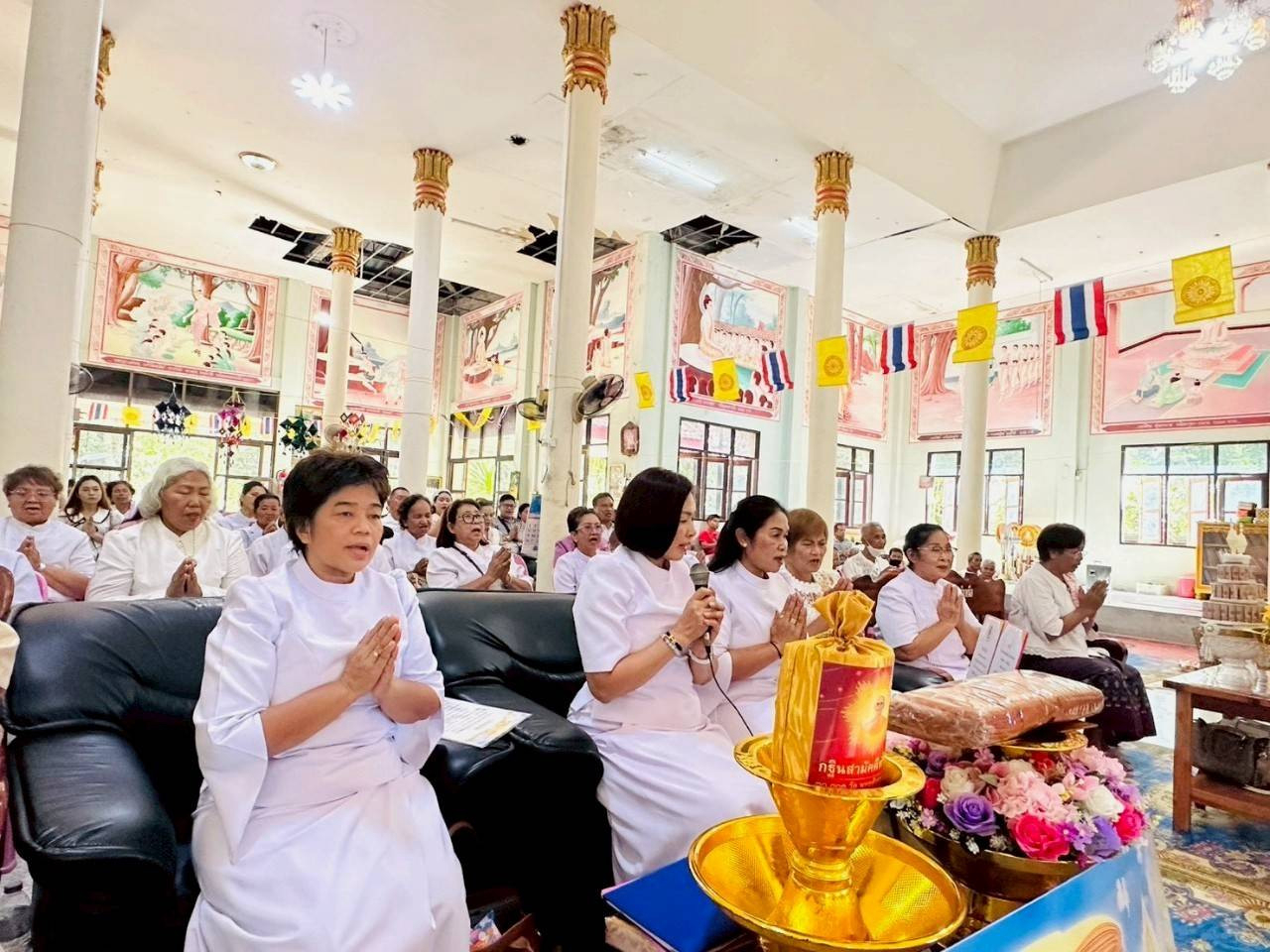 ภาพกล่าวคำถวายกฐินวัดป่าเม้าเหนือ