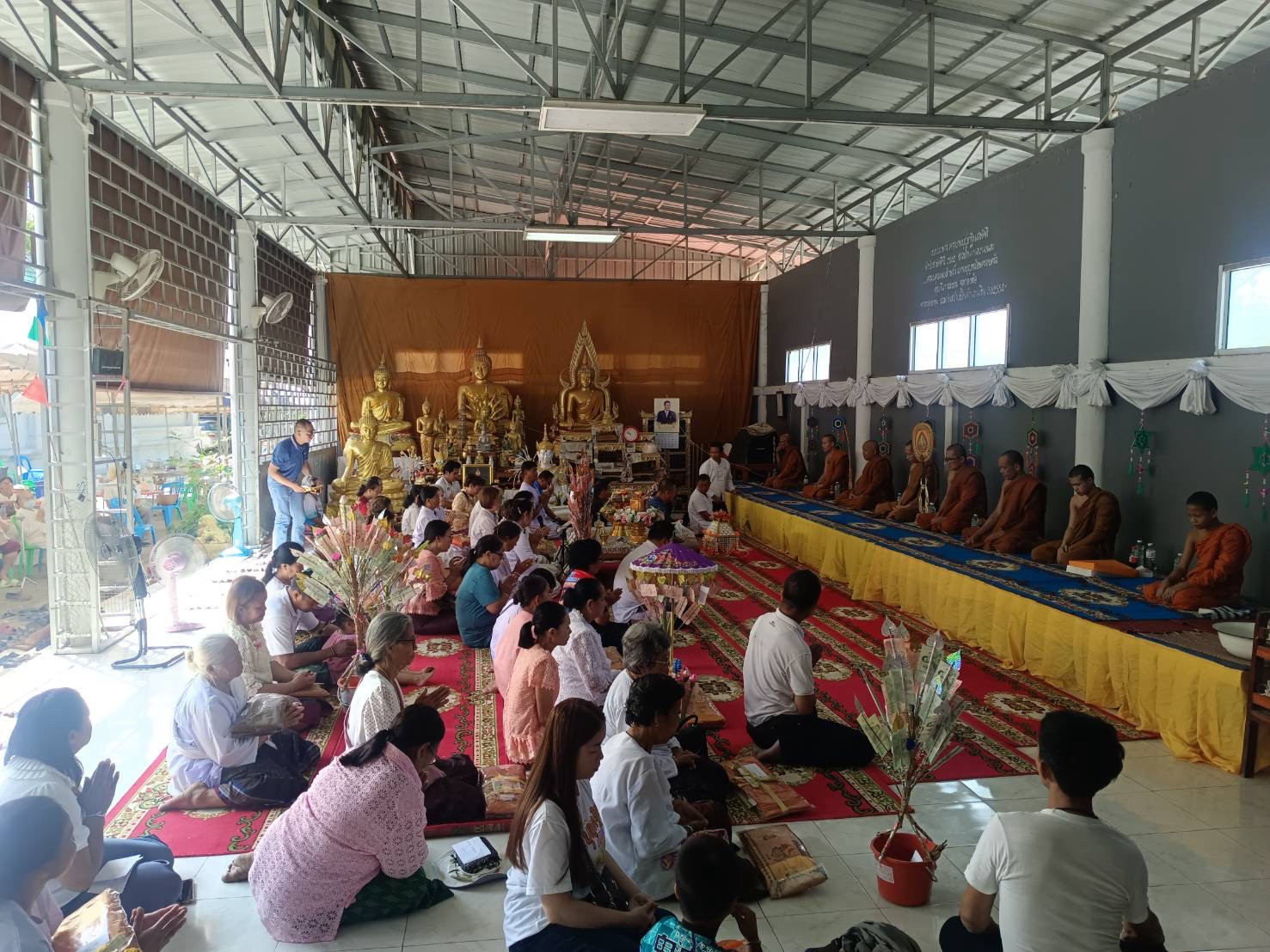 ภาพร่วมพิธีกรรมวัดศรีเจริญ