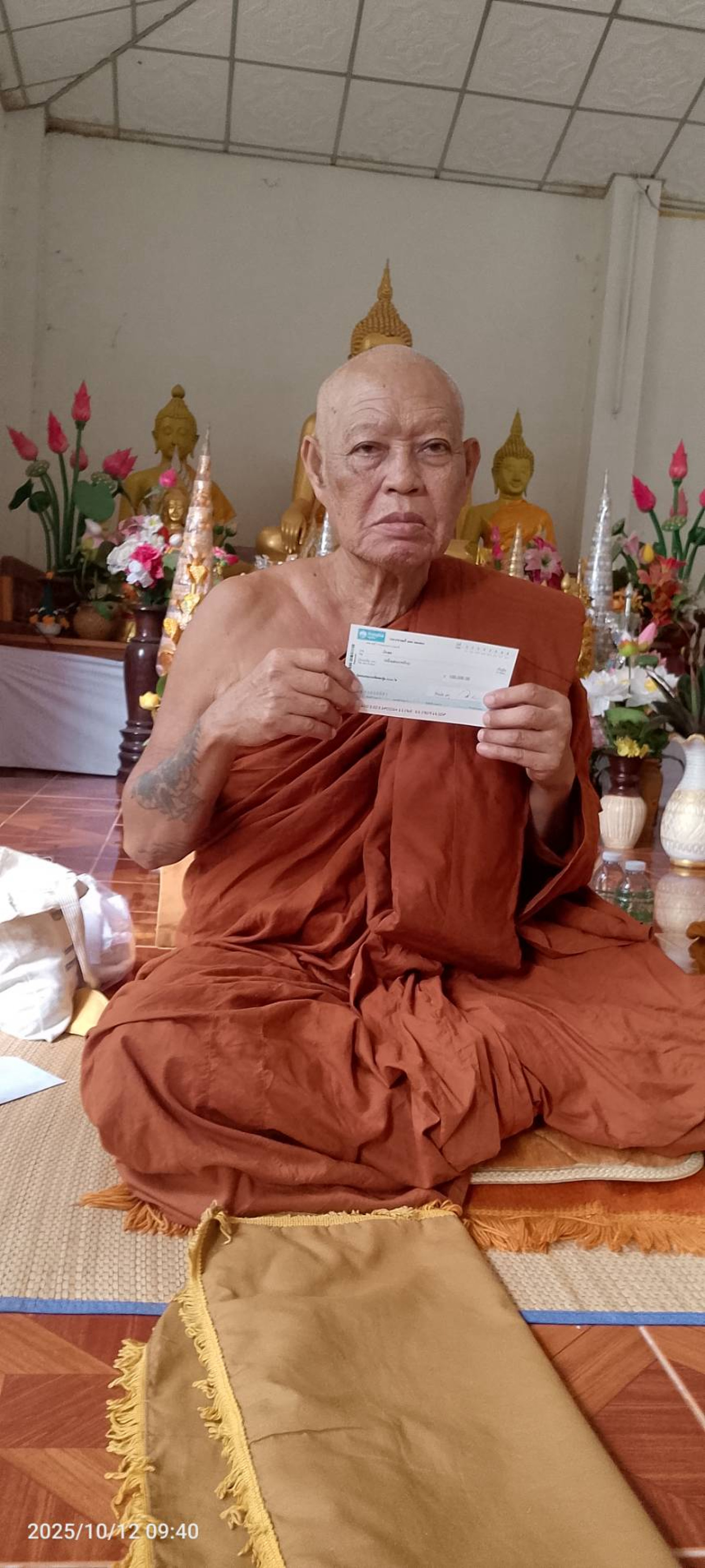 ภาพร่วมพิธีกรรมวัดอรัญญวาสี