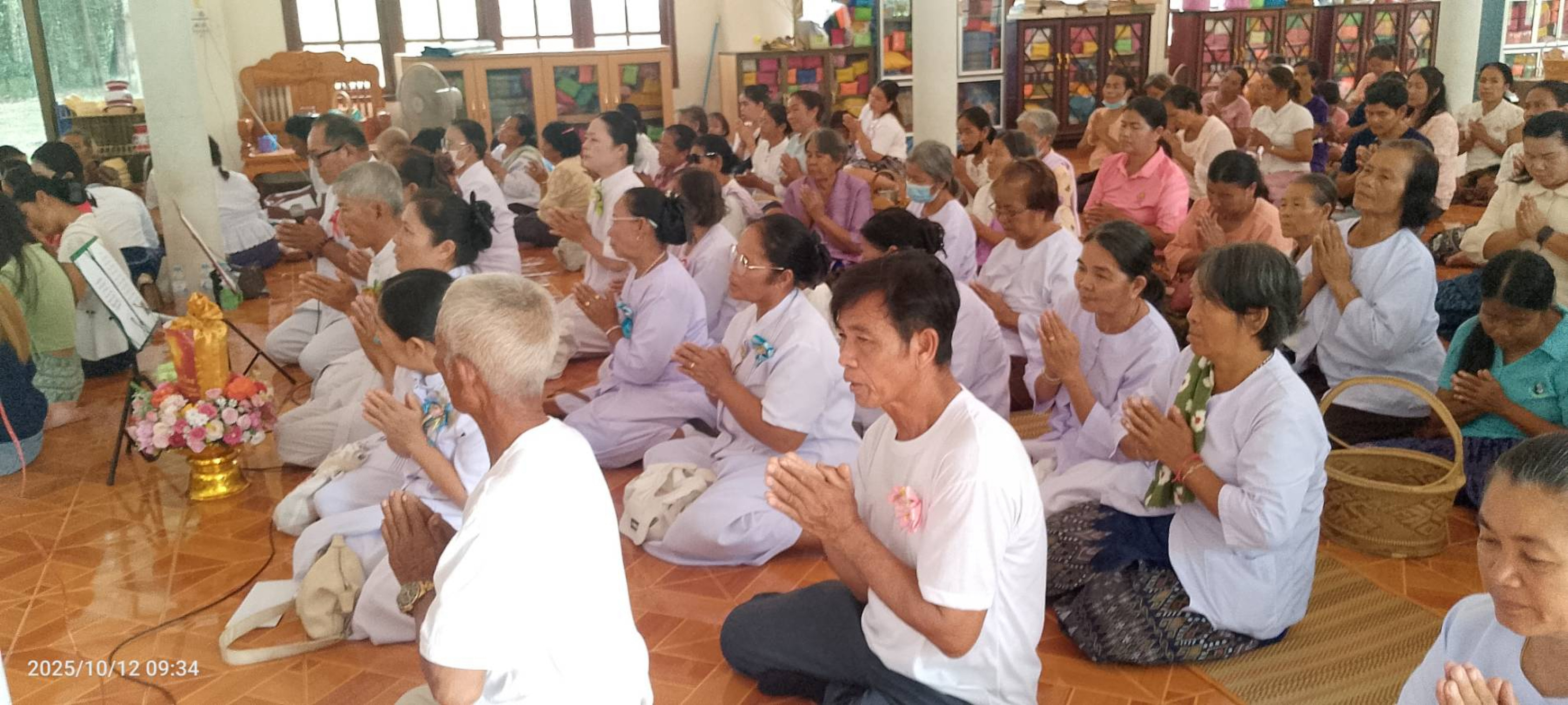 ภาพร่วมพิธีกรรมวัดอรัญญวาสี