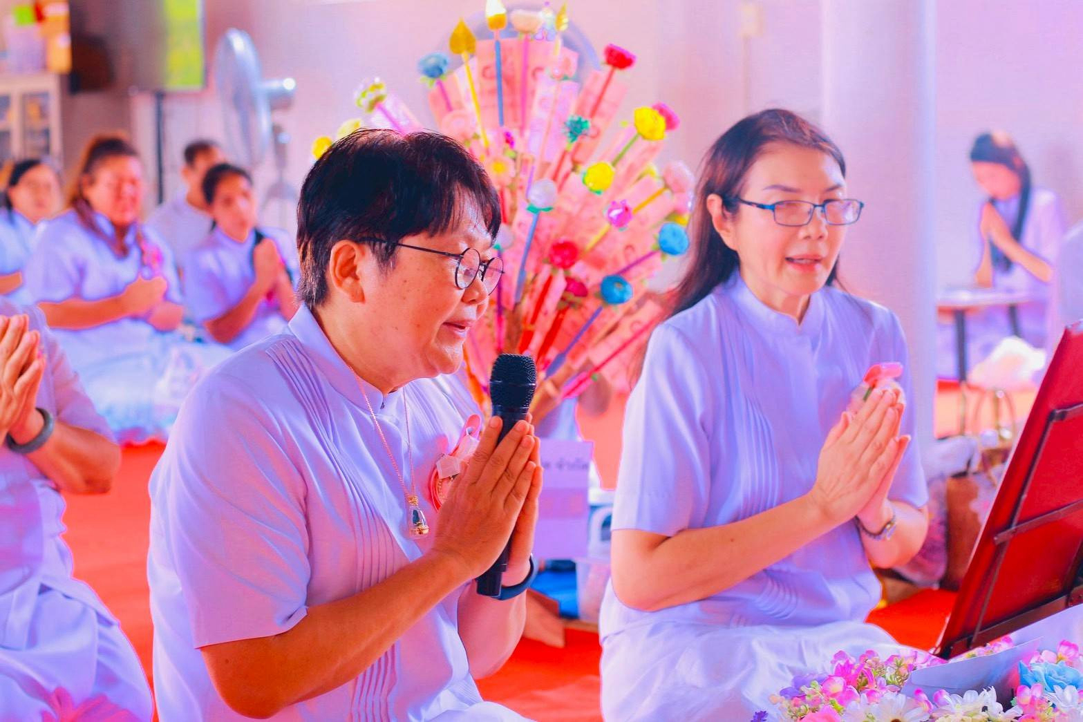 ภาพกล่าวคำถวายกฐินศูนย์ปฏิบัติธรรมแก้วมงคลสามัคคีธรรม