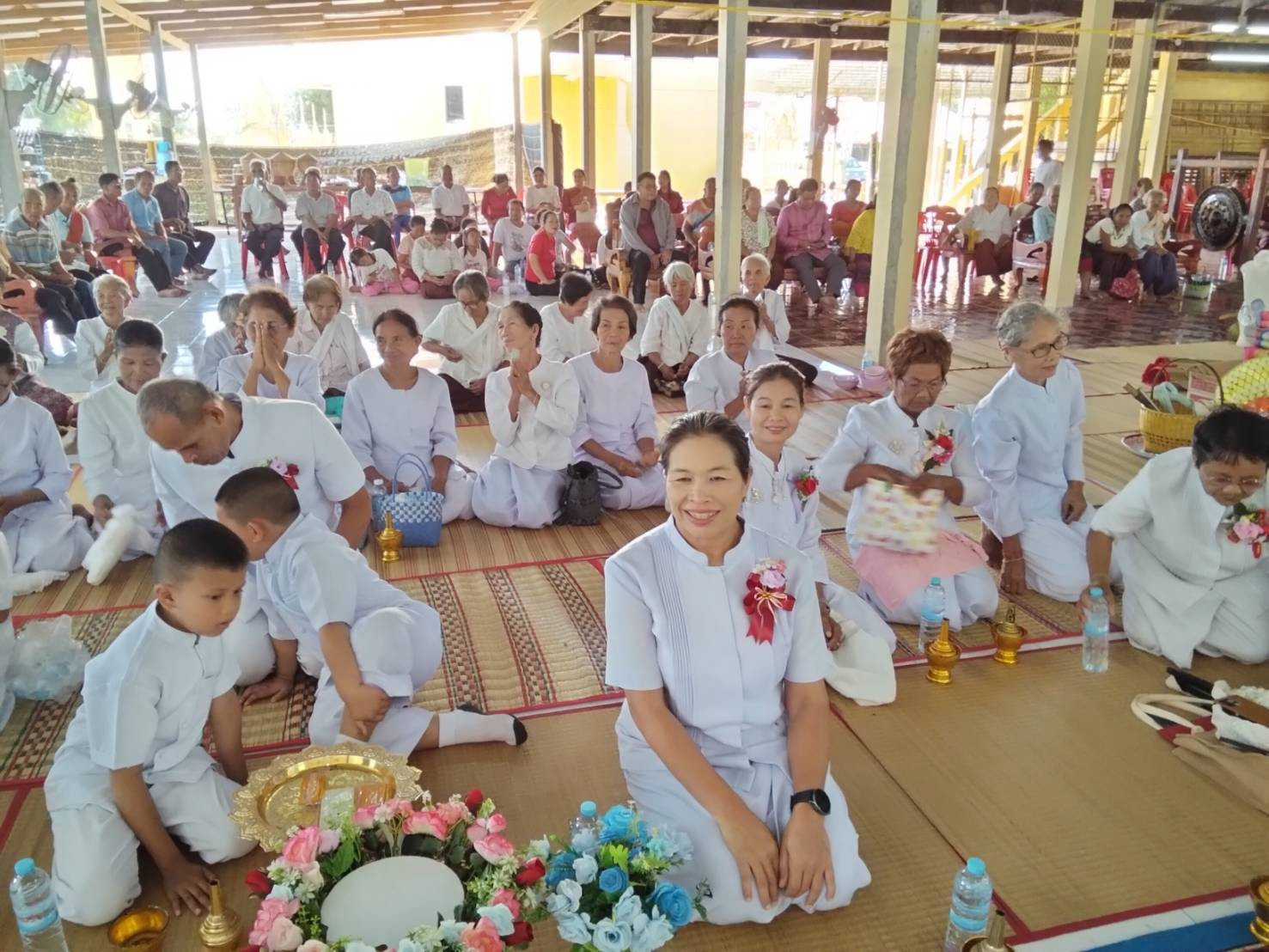 ภาพกล่าวคำถวายกฐินวัดขี้เหล็ก