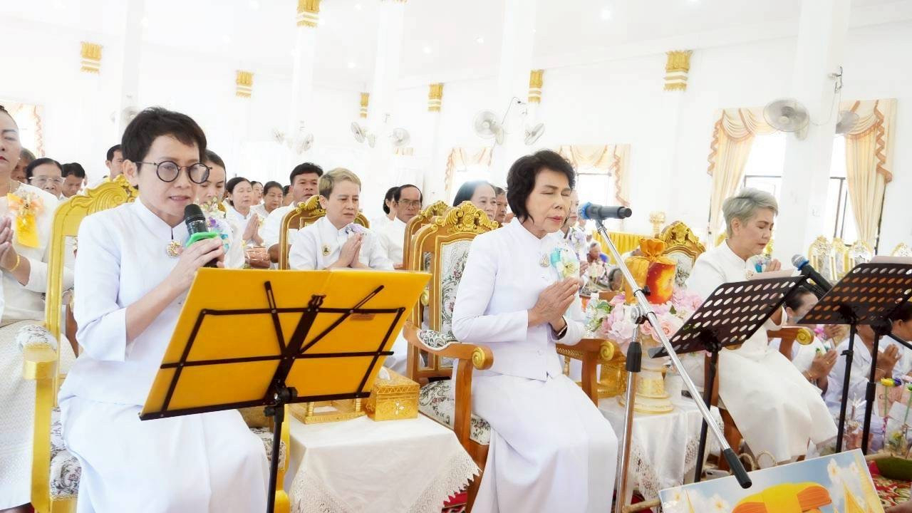 ภาพกล่าวคำถวายกฐินวัดโพธิ์งาม