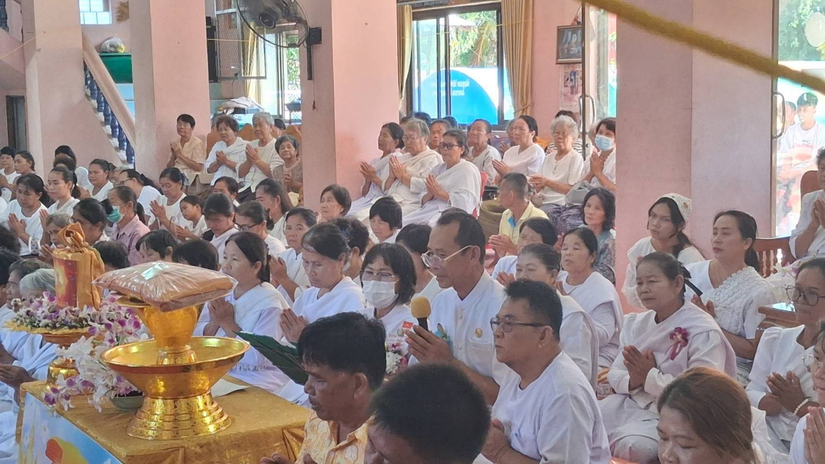 ภาพร่วมพิธีกรรมวัดทุ่งสว่างโนนโพธิ์