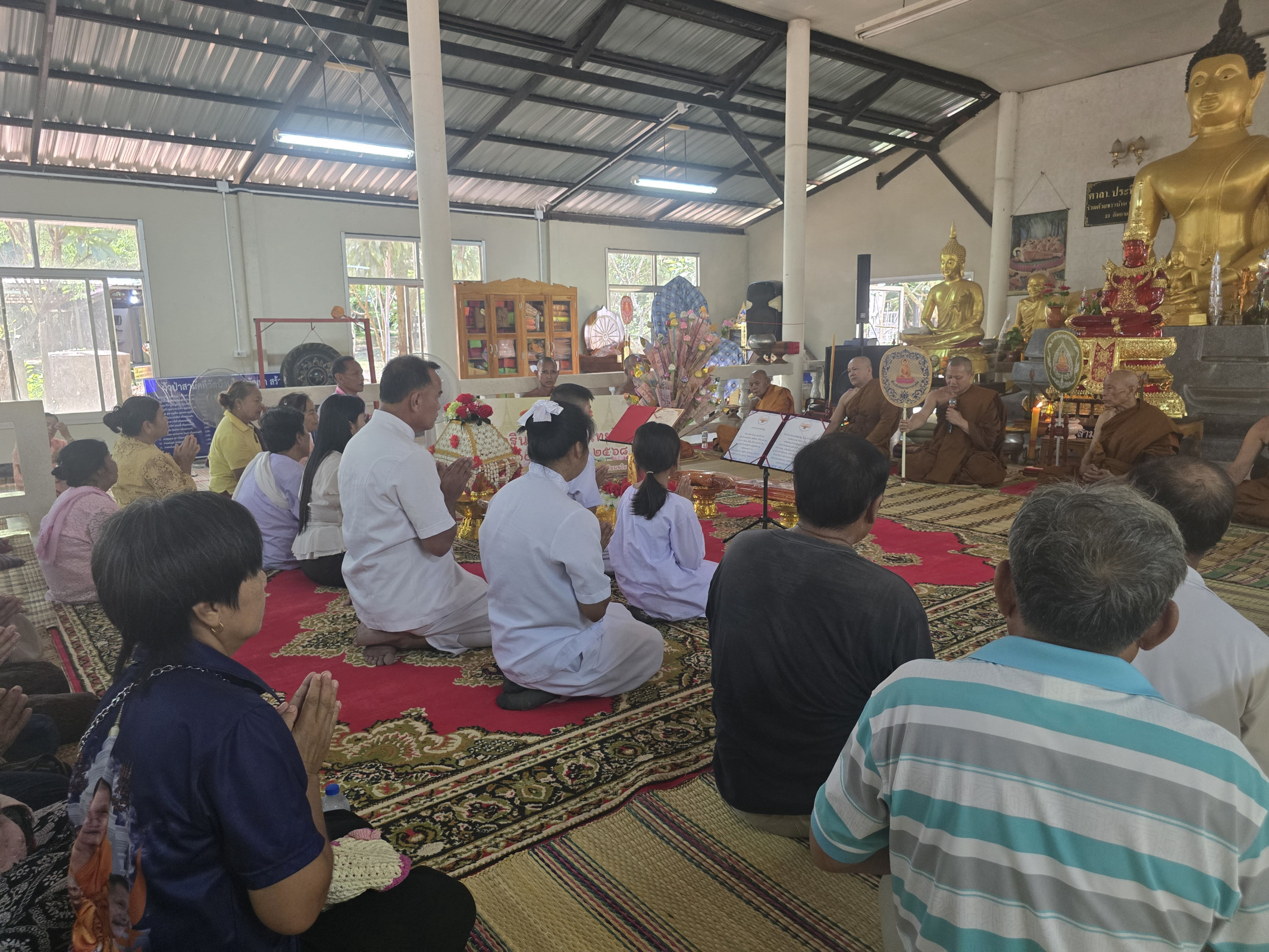 ภาพร่วมพิธีกรรมวัดใหม่พัฒนาราม