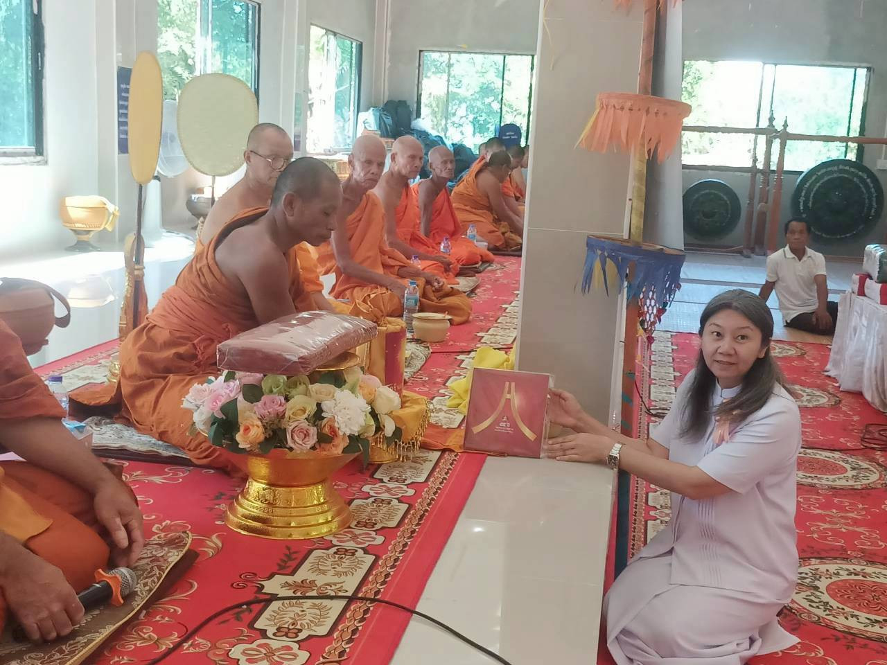 ภาพร่วมพิธีกรรมวัดเทพอรุณวนาราม