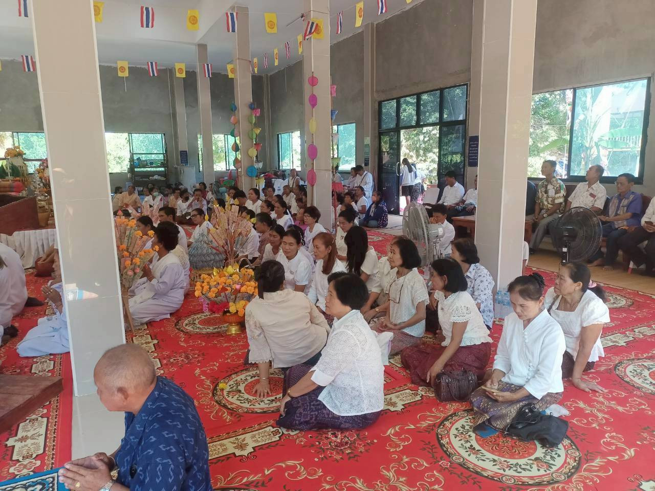 ภาพร่วมพิธีกรรมวัดเทพอรุณวนาราม